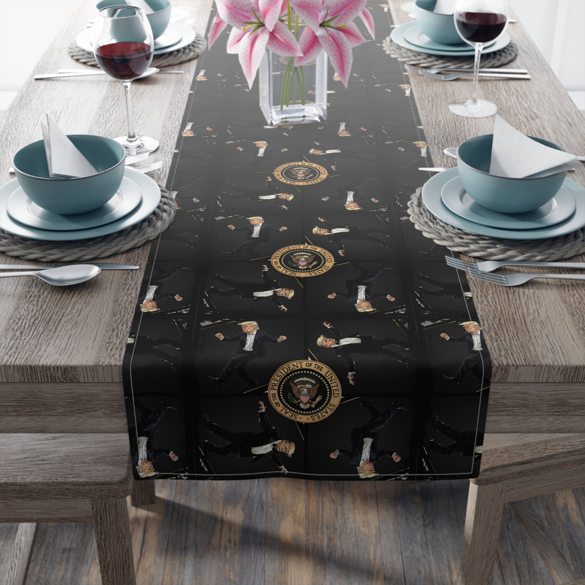 Dancing President Table Runner