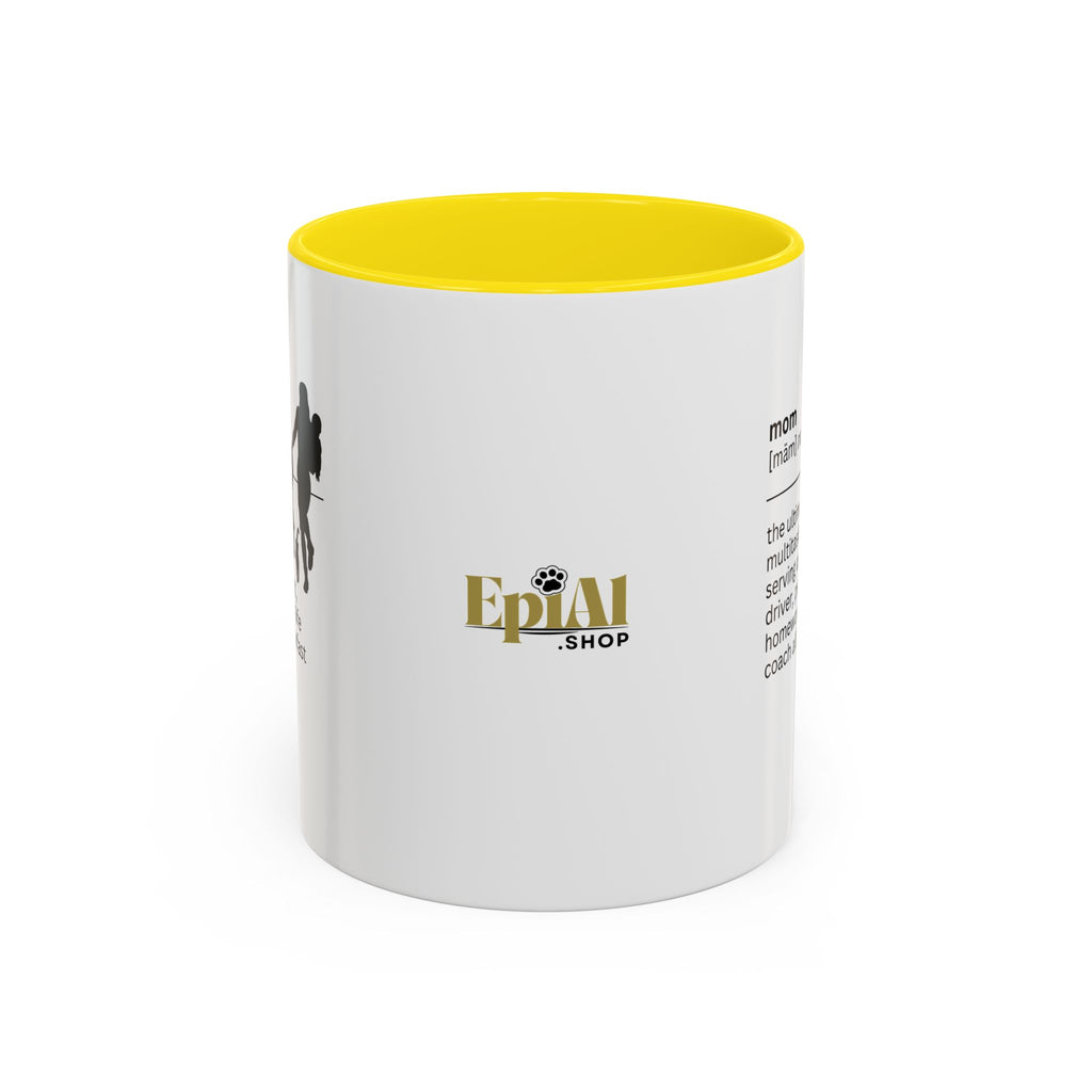 Mom Multitasker Accent Coffee Mug - Perfect Gift for Moms