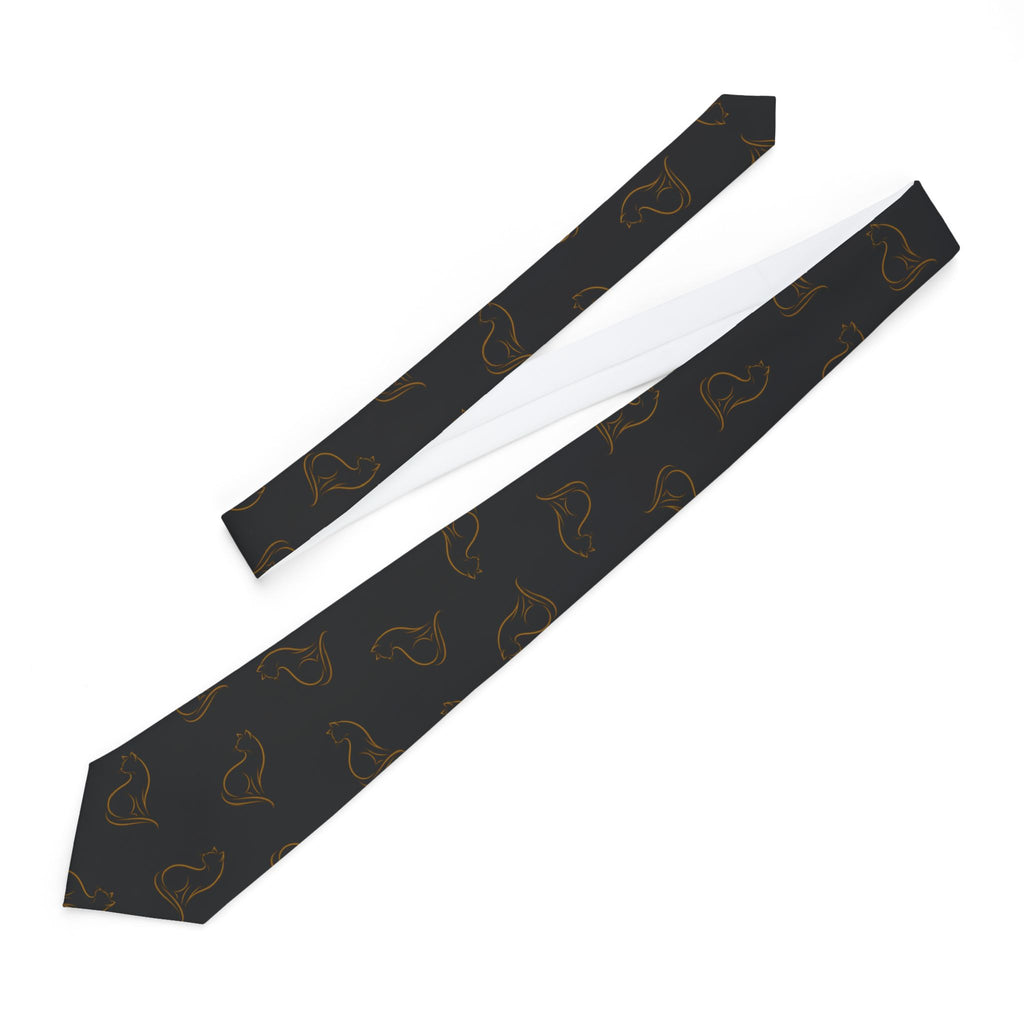 Gilded Cat Energy Slim Necktie