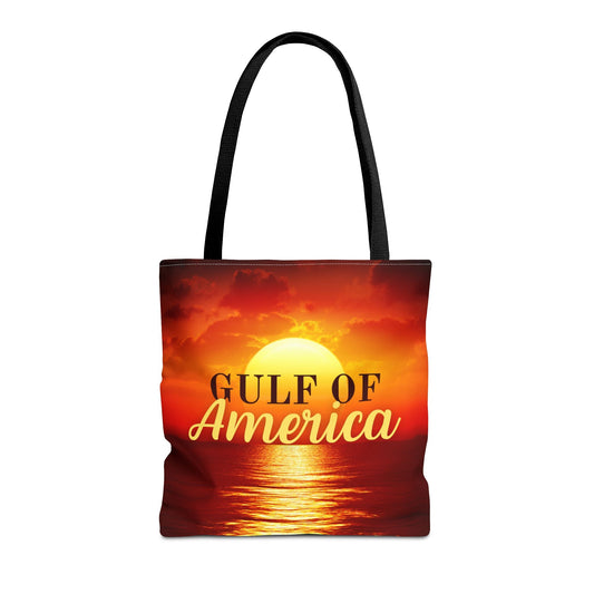 Gulf of America Sunset Tote Bag - Chic Beach Accessory Printify