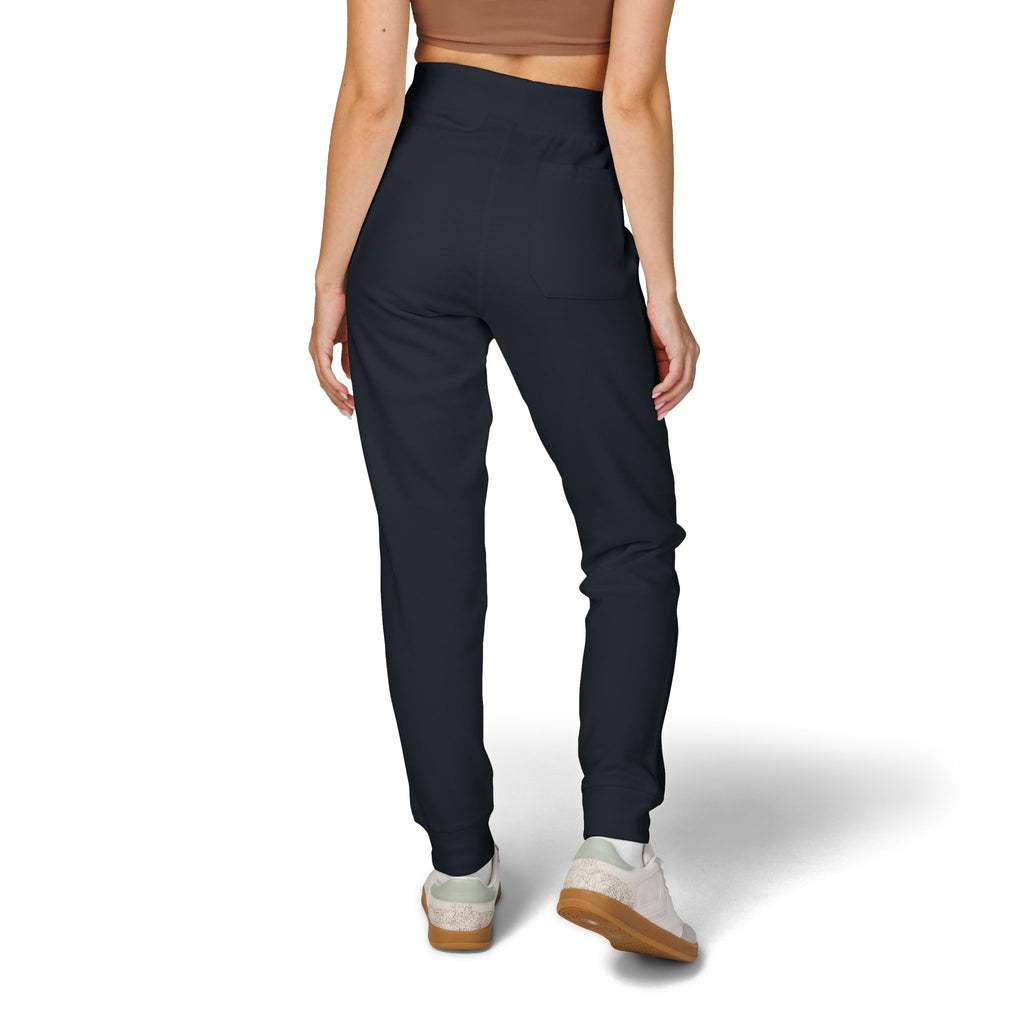 Lap of Management Embroidered Cat Fleece Joggers