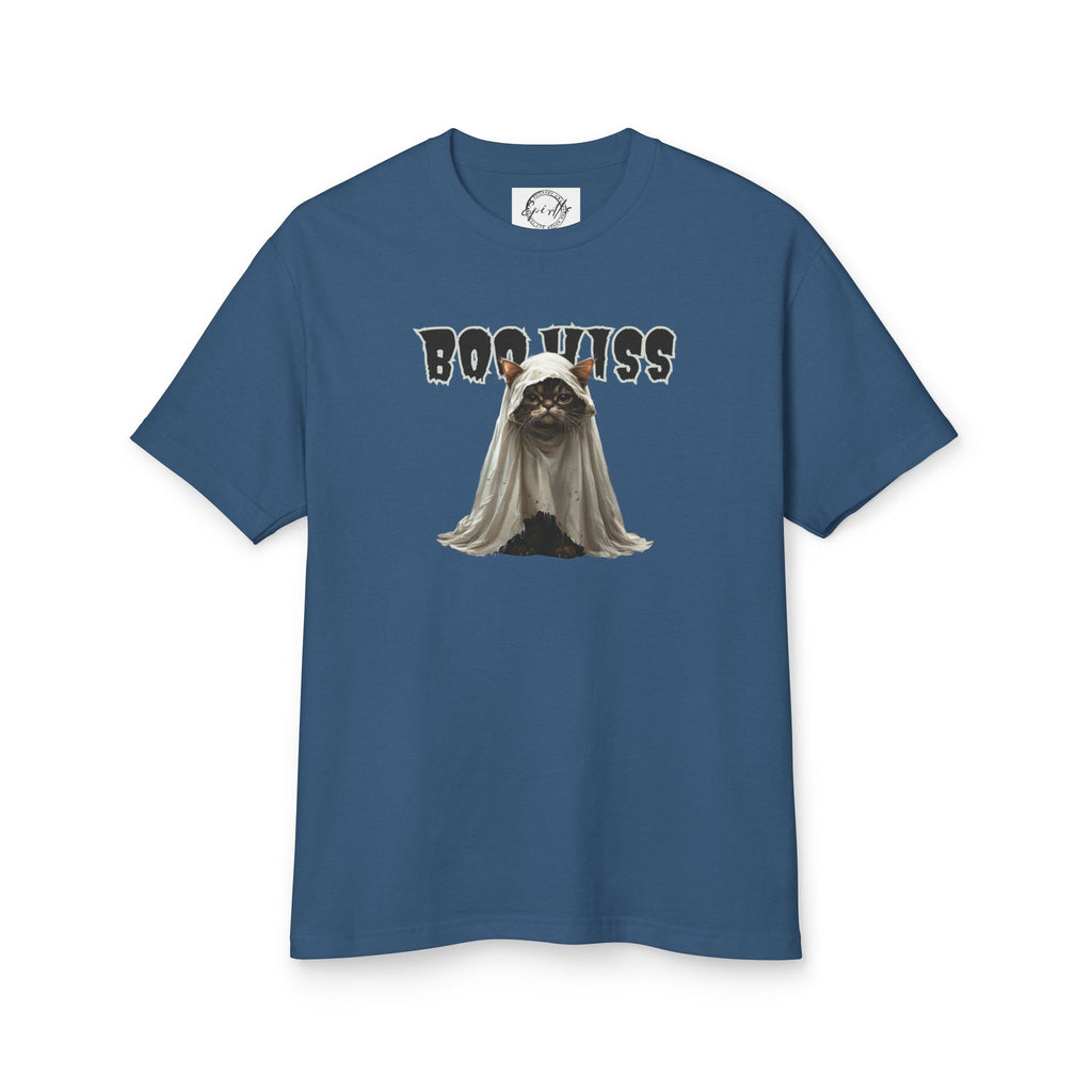 Boo Hiss Ghost Kitty Unisex Tee, Halloween Shirt