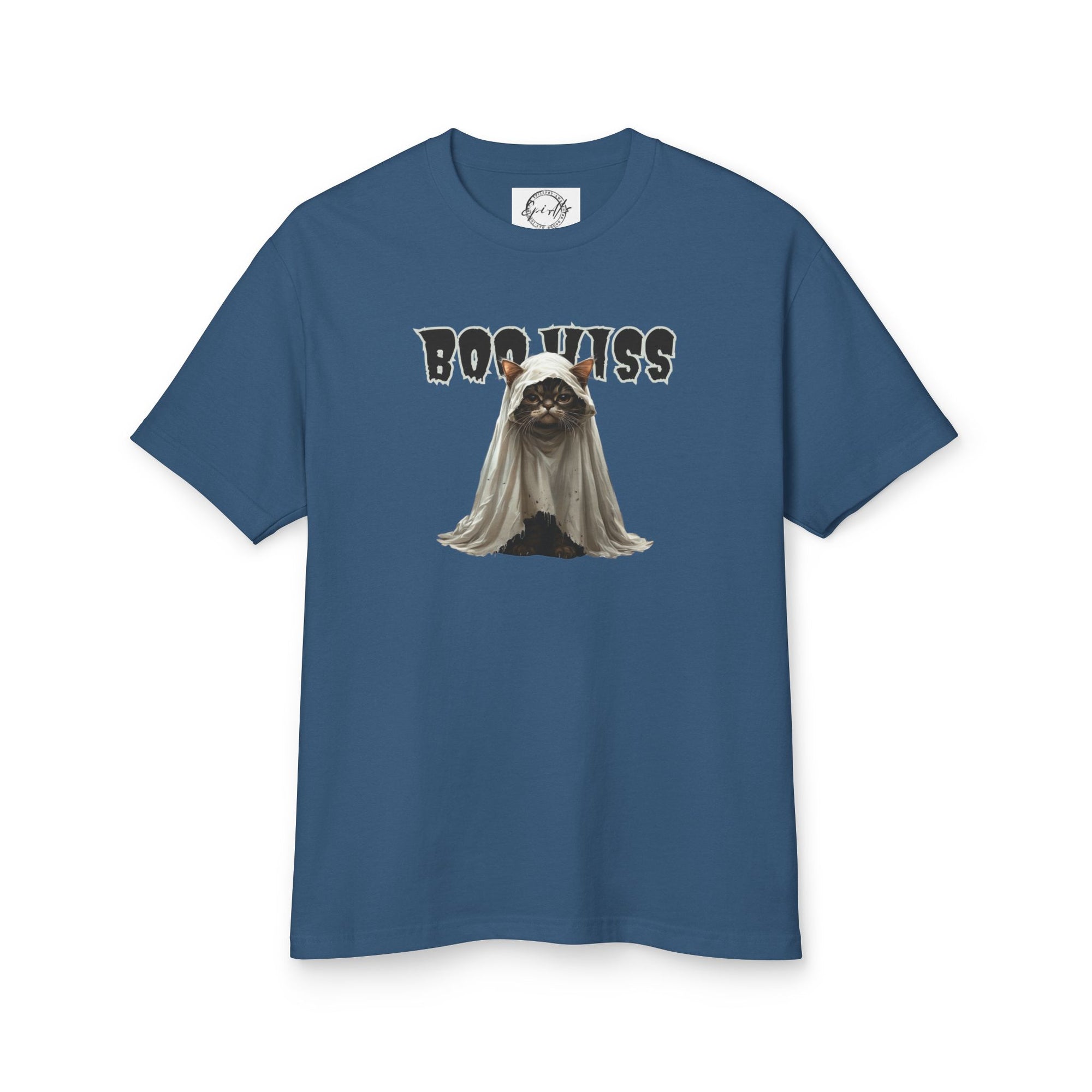 Boo Hiss Ghost Kitty Unisex Tee, Halloween Shirt