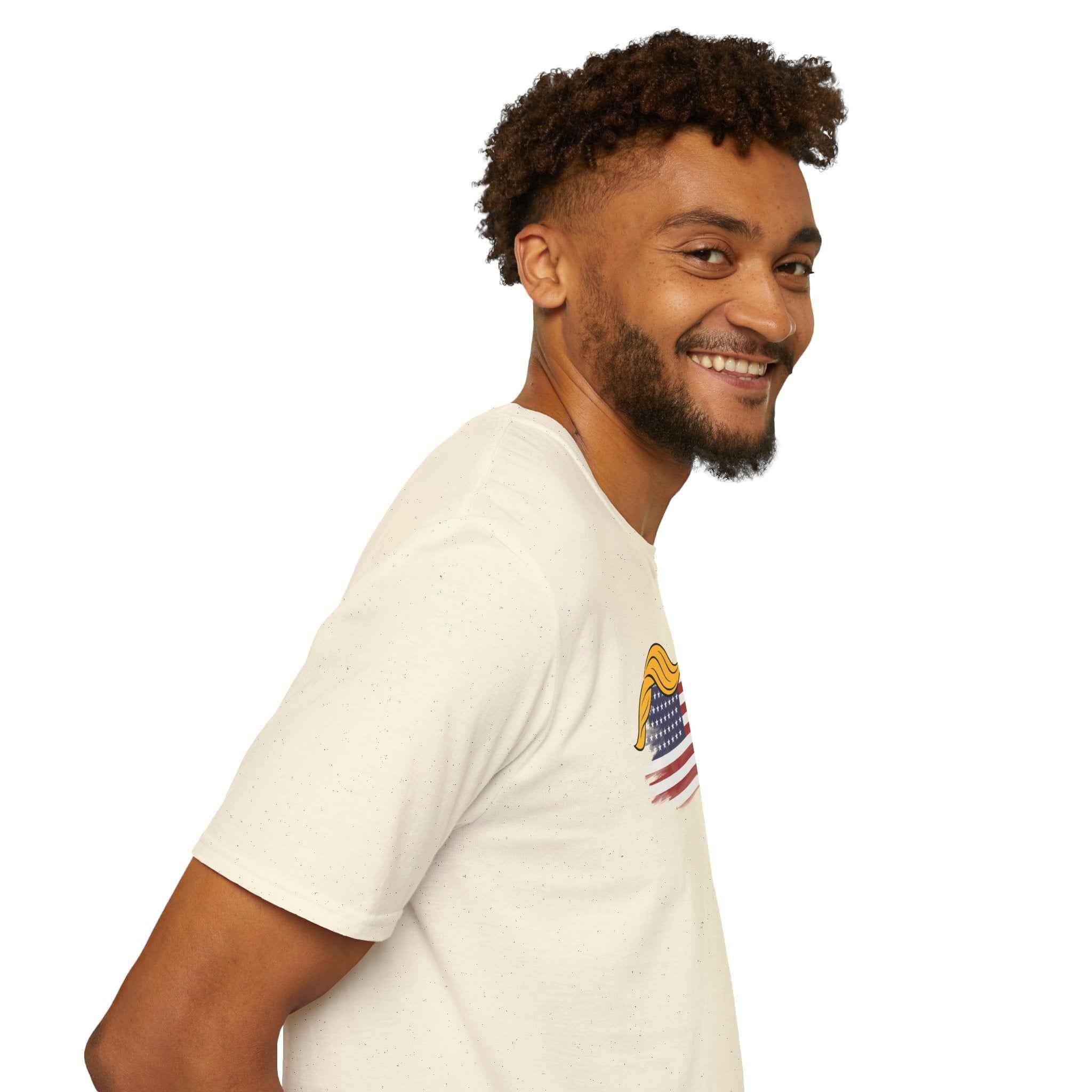 Swoop & Stripes Parody Tee – Unisex Soft Cotton T-Shirt