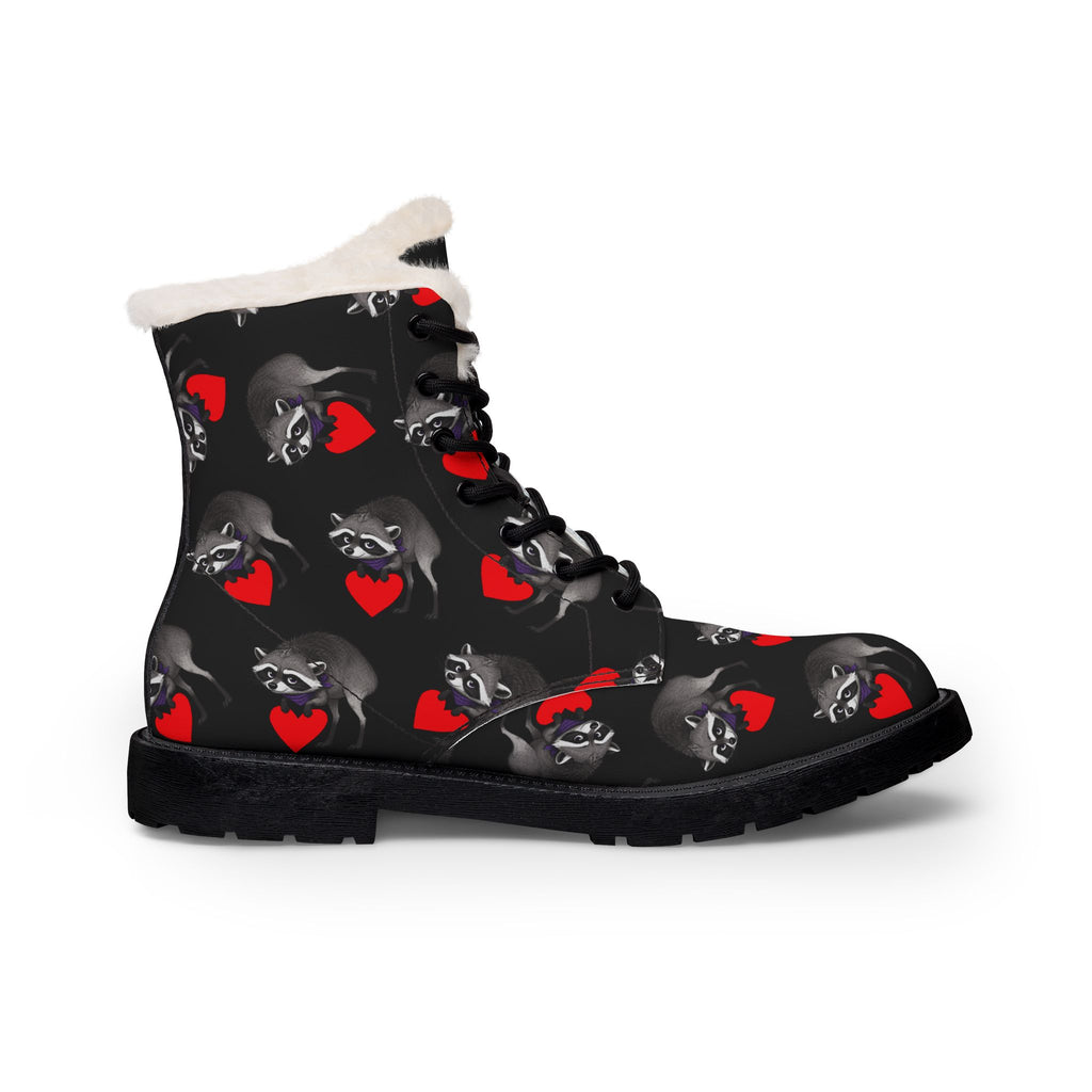 Jimothy Fur-Lined Vegan Leather Winter Boots