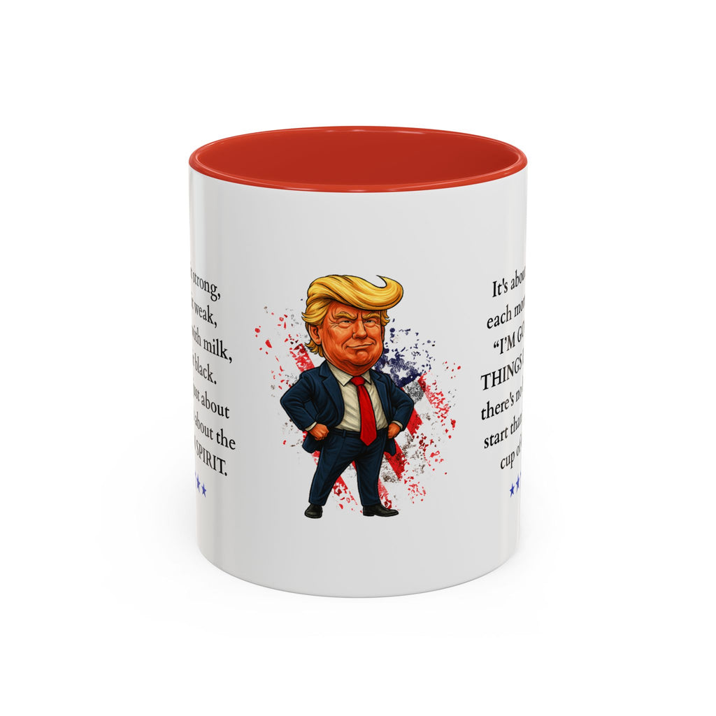Political Parody Motivational Coffee Mug: Mocha Inspiration
