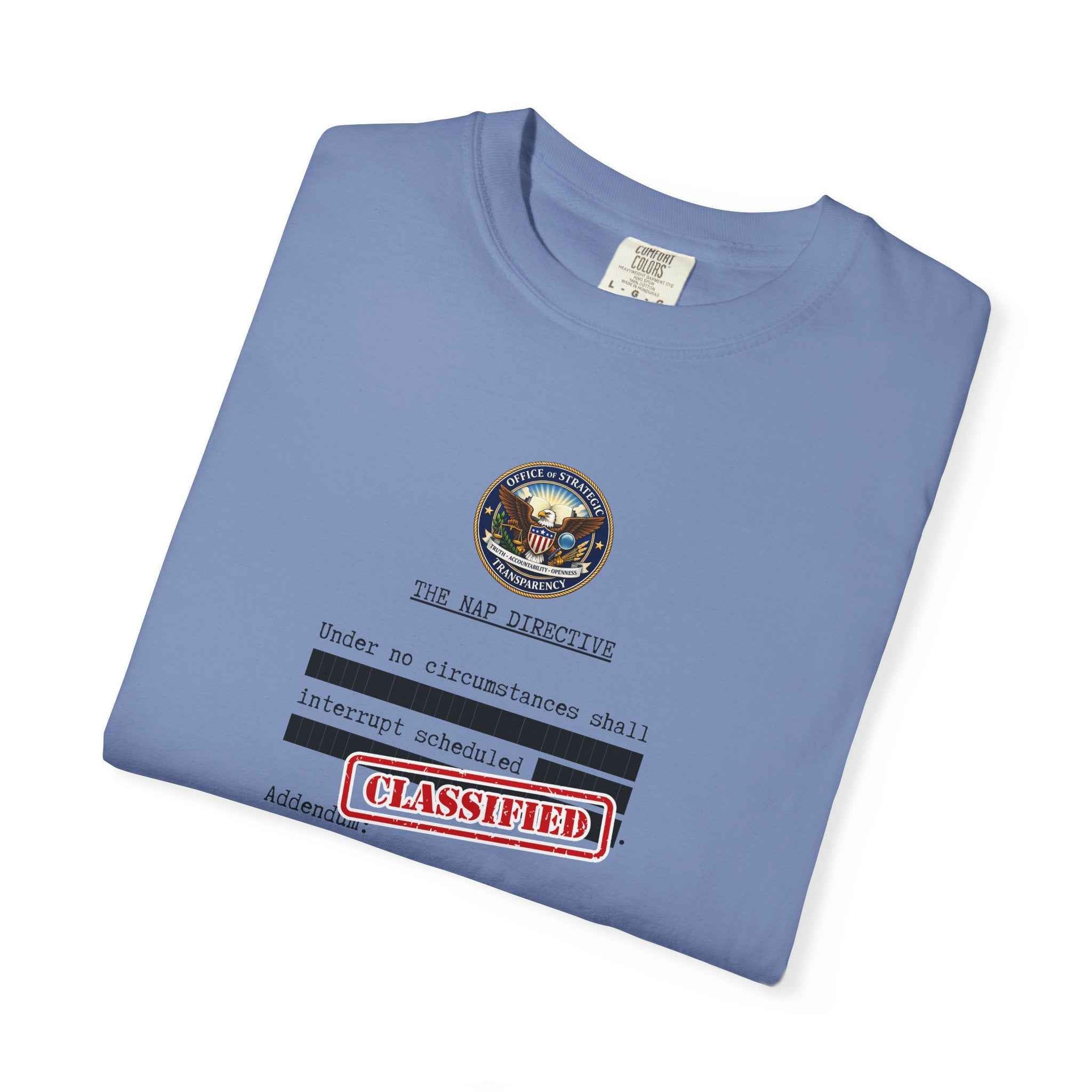 The Nap Directive Unisex T-Shirt – Official Rest Policy Graphic Tee