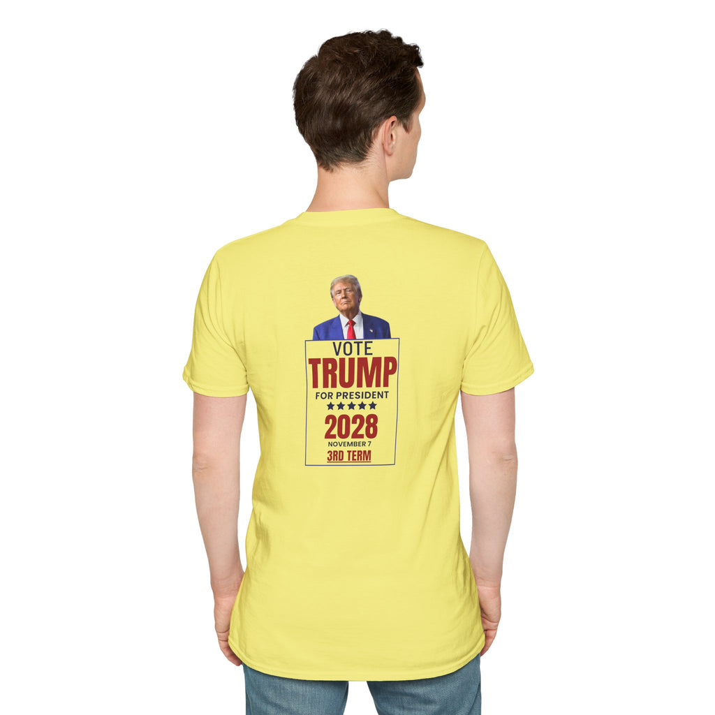 Trump 2028 Unisex Softstyle T-Shirt - Trump for President