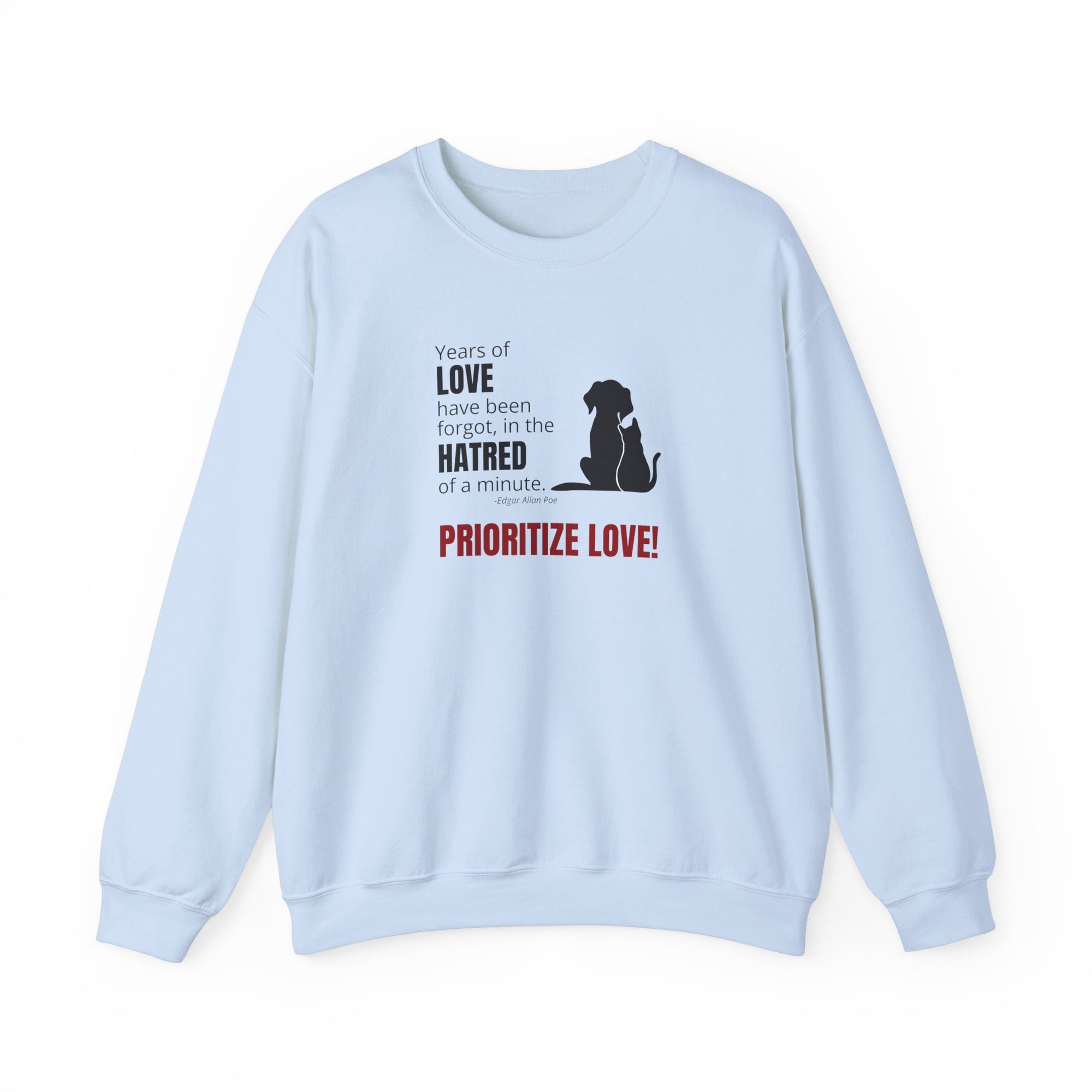Prioritize Love Unisex Heavy Blend™ Crewneck Sweatshirt