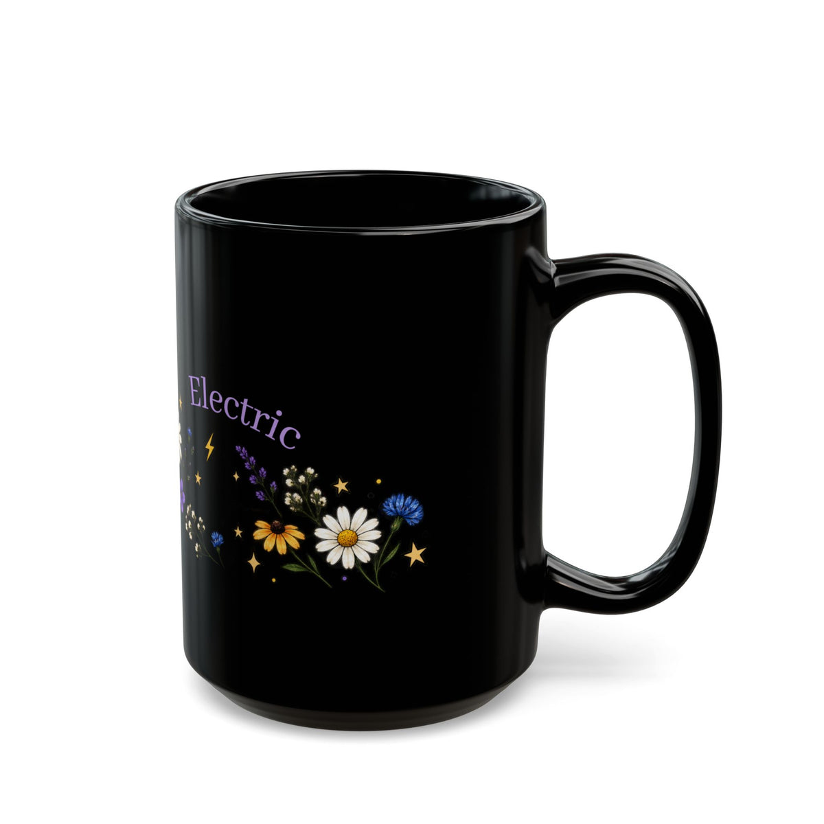 Beautifully Electric Epilepsy Awareness Black Mug (11oz/15oz)