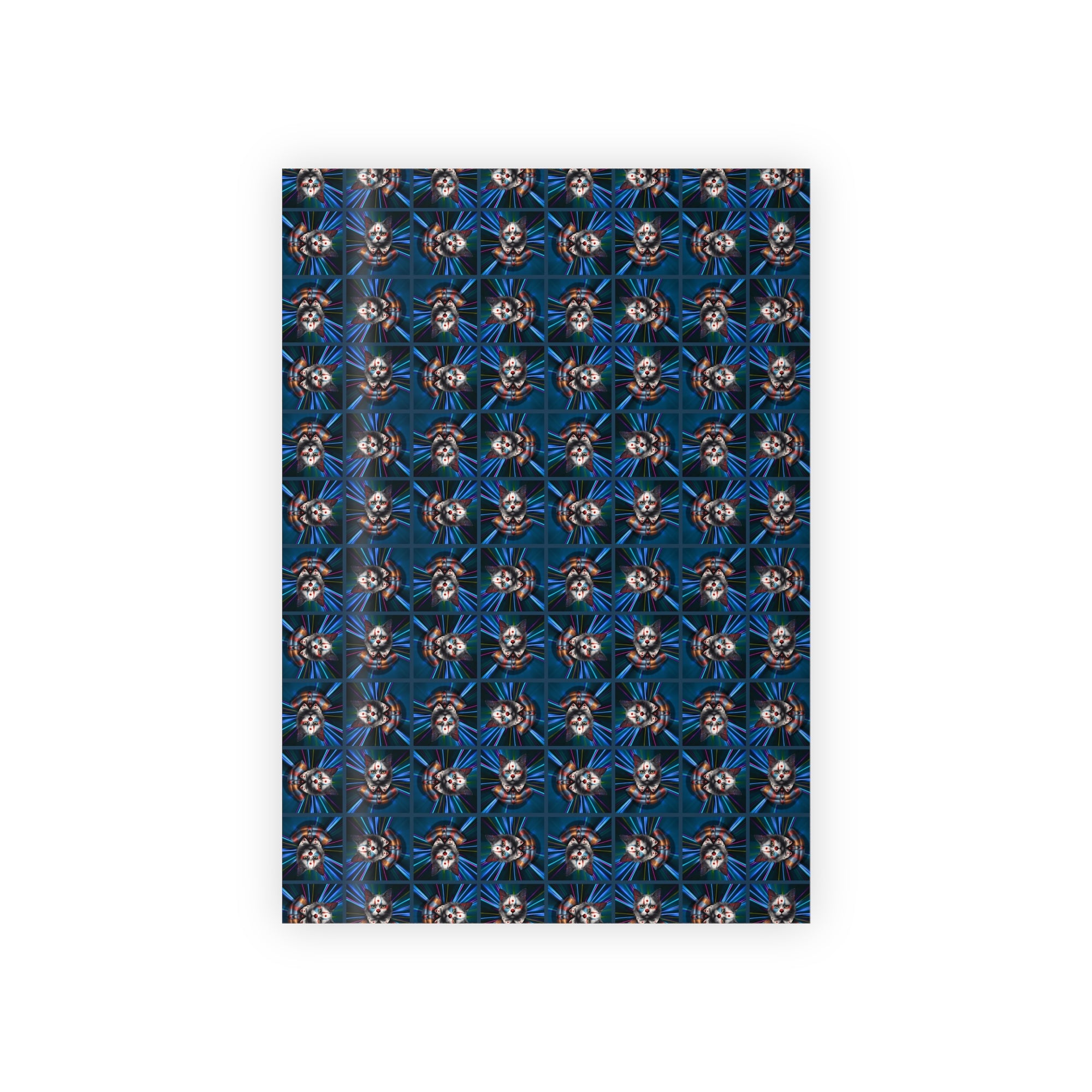 Premium Cat Clown Design Gift Wrapping Paper Roll - Unique Artistic Wrap for All Occasions