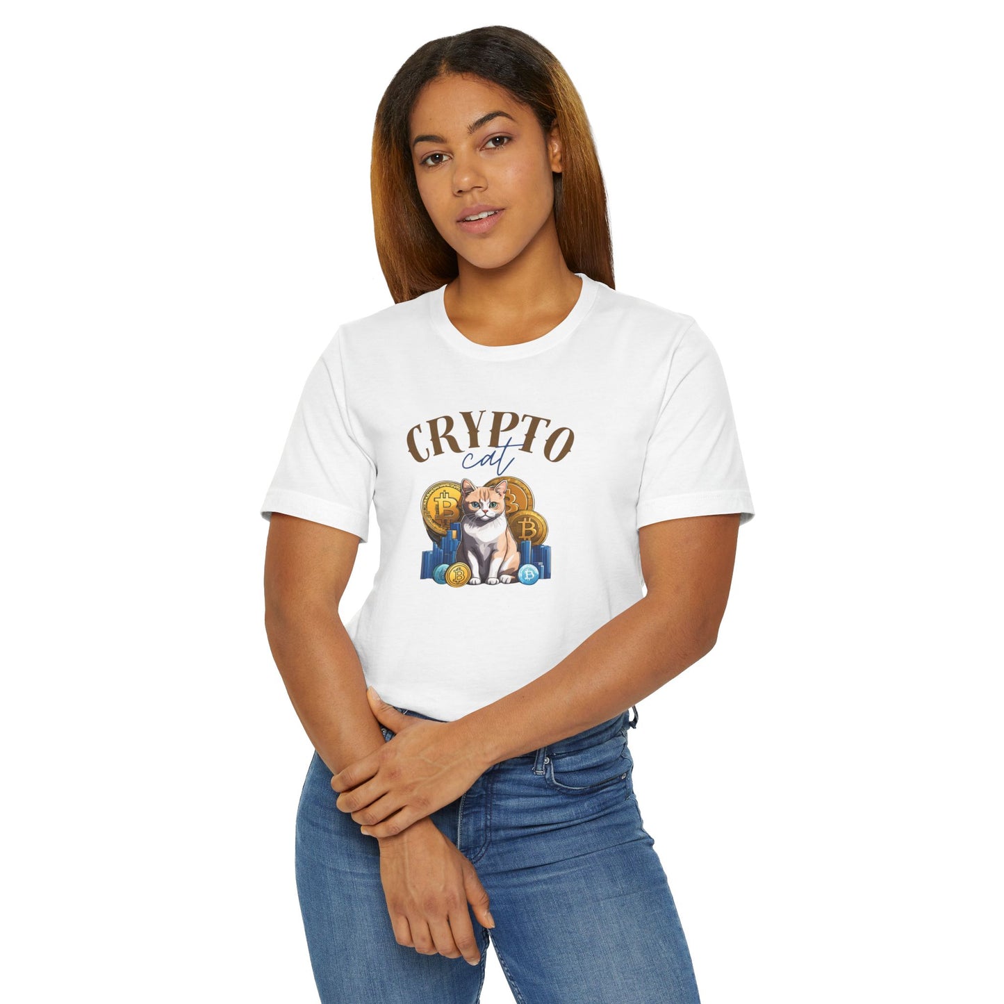 Crypto Cat Unisex Jersey T - Shirt - T - Shirt - Epileptic Al’s Shop