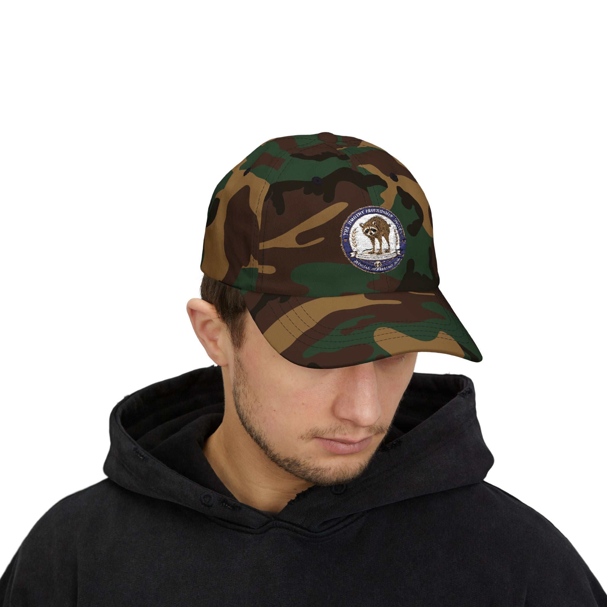 Jimothy Friendship Society Dark-Colored Dad Hat