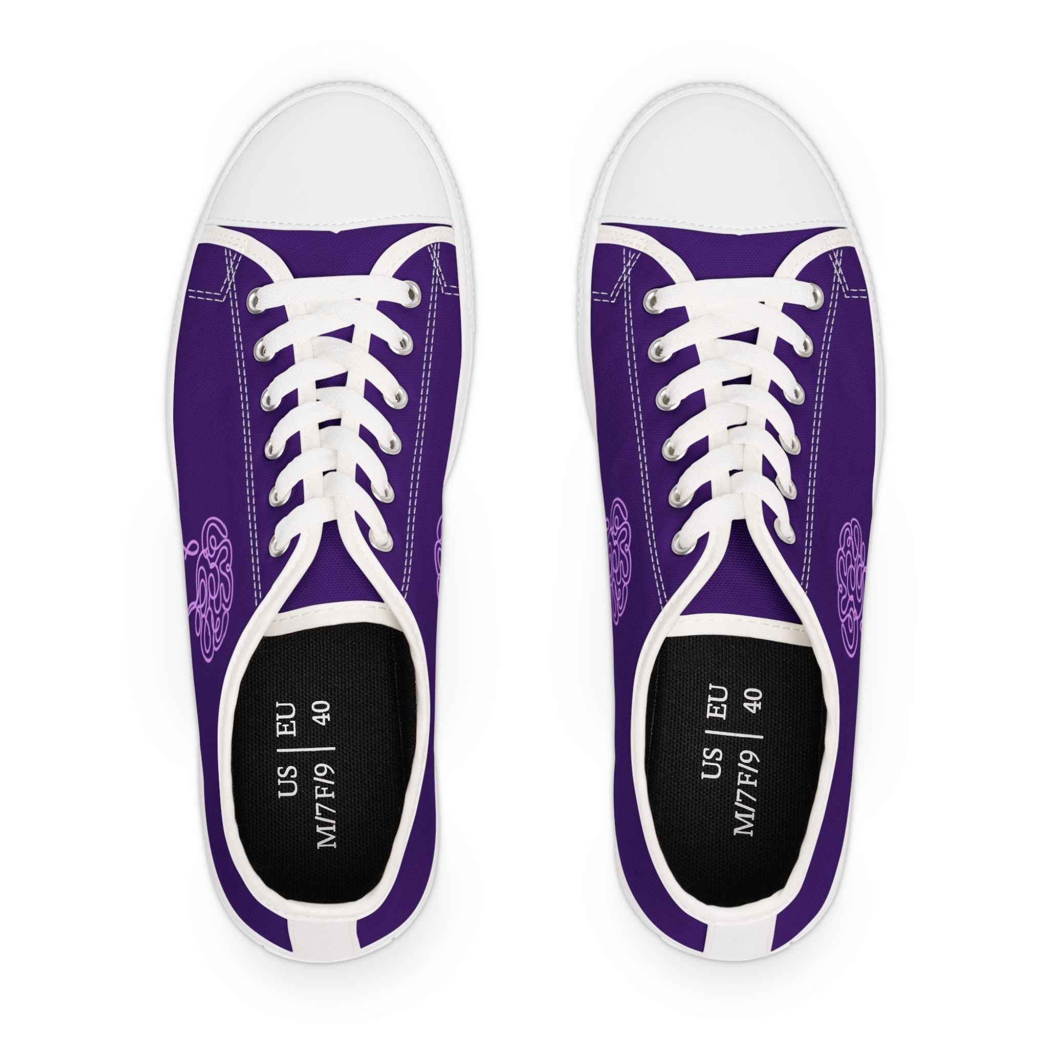 Handled, Actually – Epilepsy Awareness Low-Top Sneakers for Women