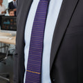 Interrupted Lines Epilepsy Awareness Necktie