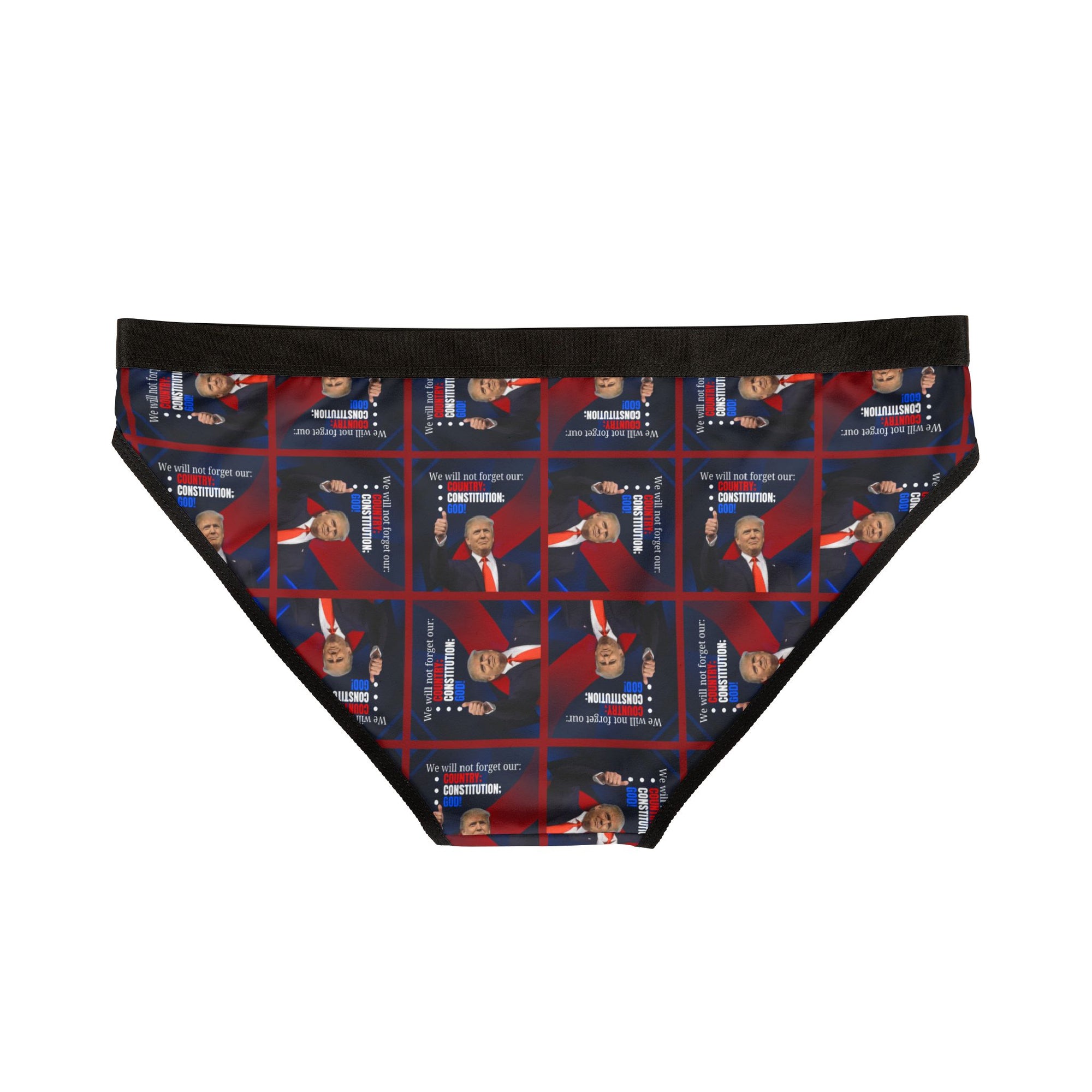 Trump Country Constitution God Pattern Women's Underwear