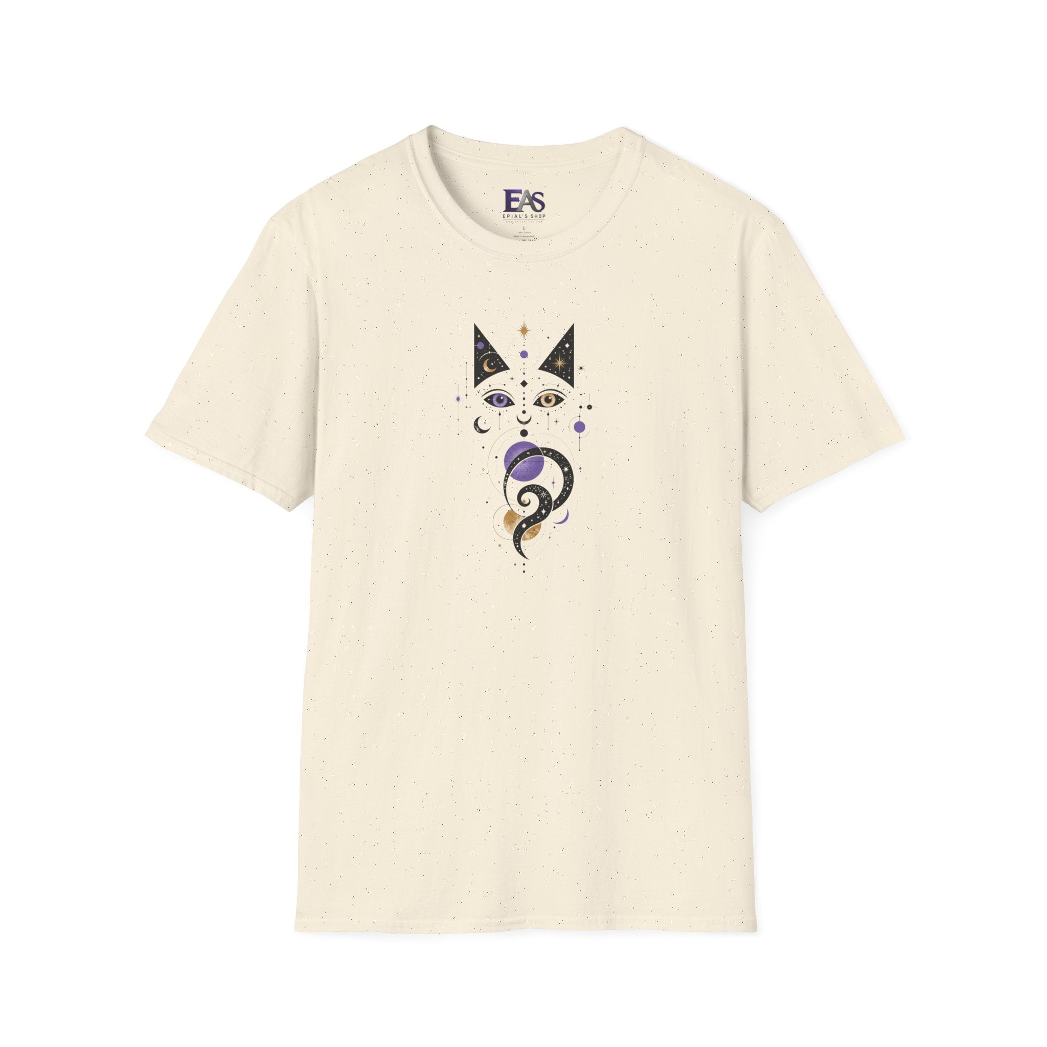 Celestial Cat T-Shirt | Mystical Cosmic Cat Graphic Tee