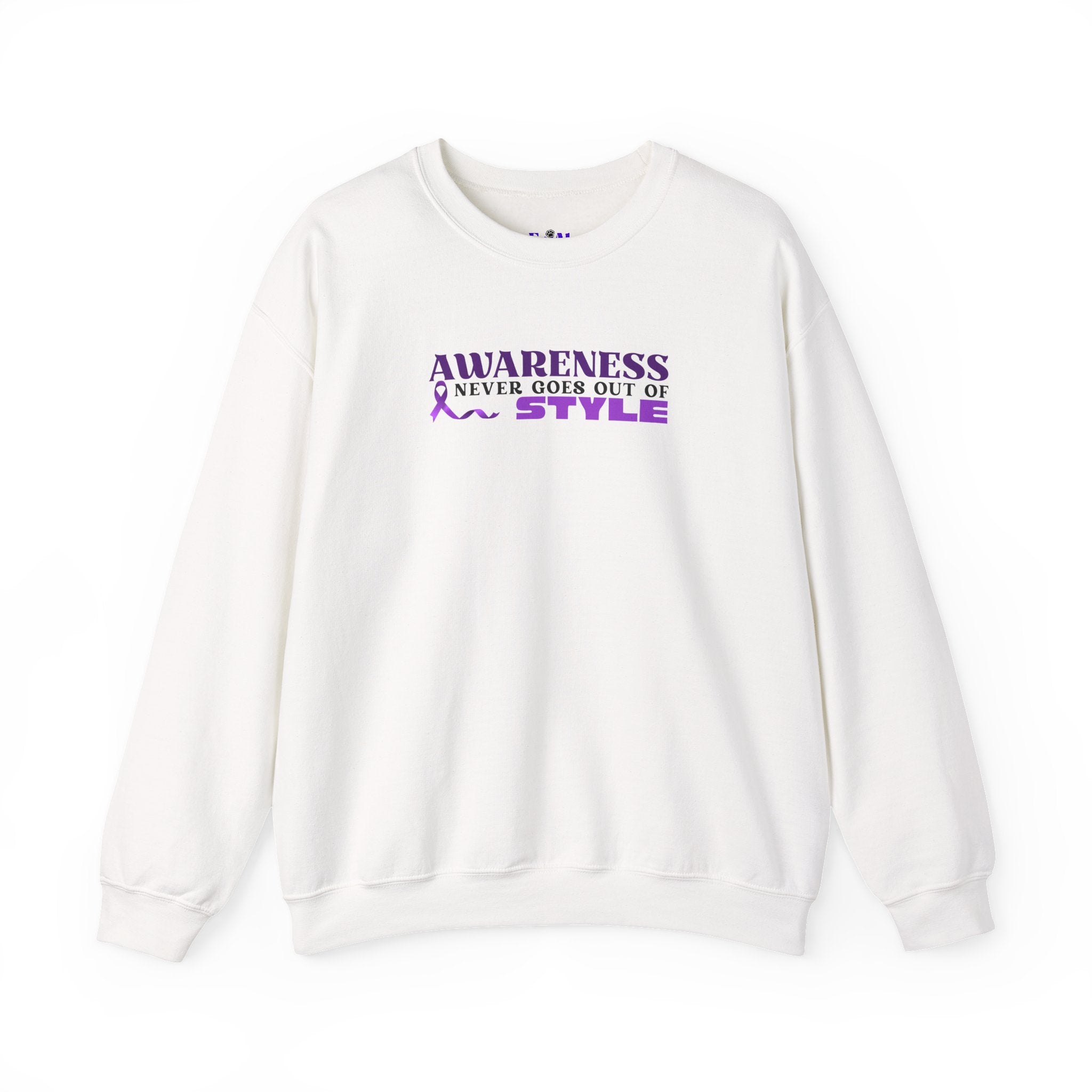 “Awareness Never Goes Out of Style” Embroidered Sweatshirt