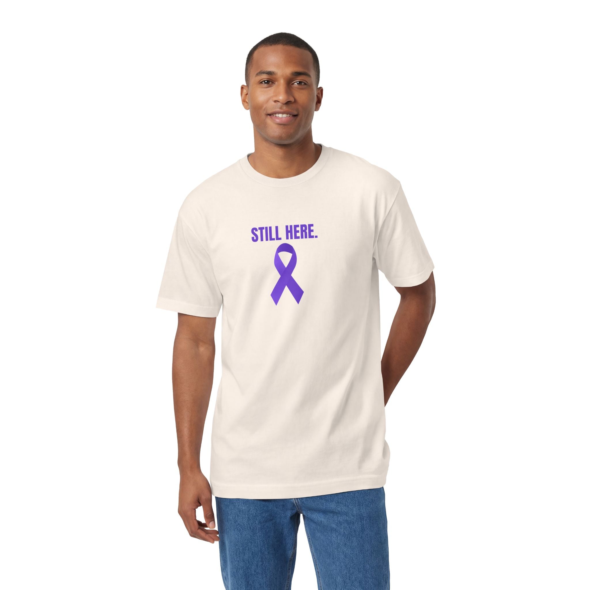 Still Here. Epilepsy Awareness Tee – Front/Back Statement Shirt