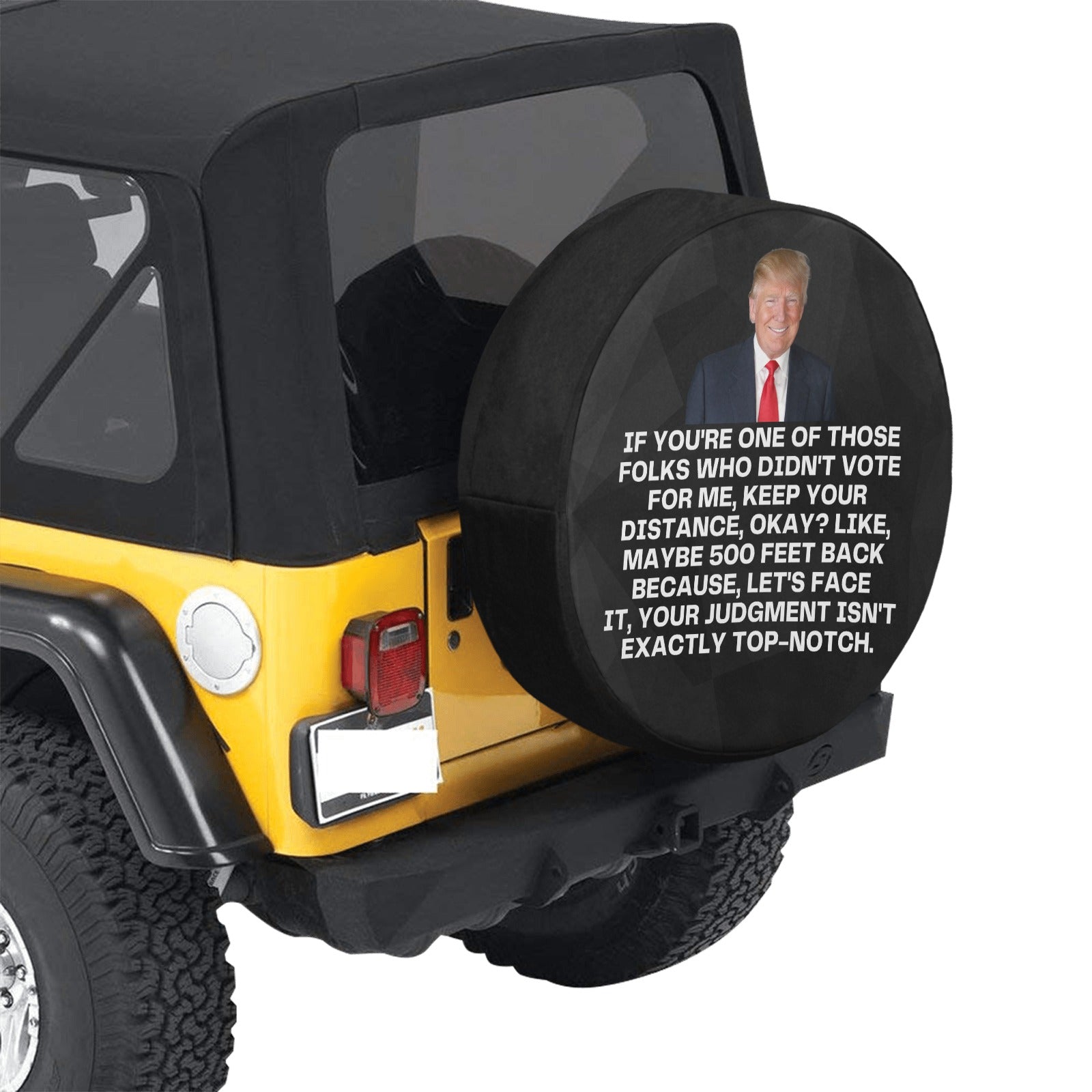 Trump 500 Feet Spare Tire Cover (Medium)(16")