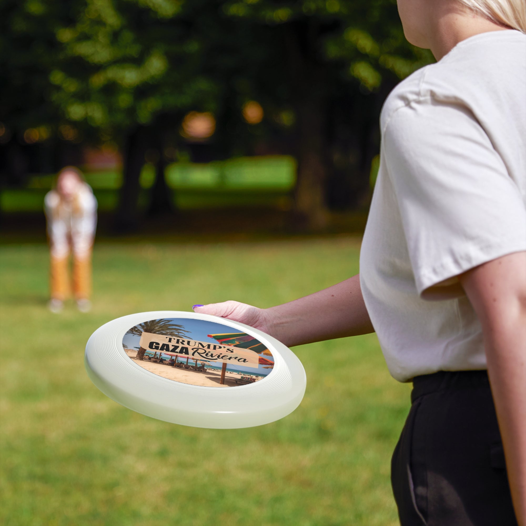 Trump's Gaza Riviera Wham-O Frisbee