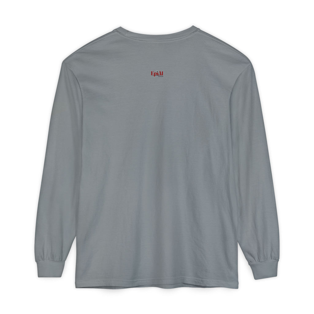 Spooky Cat & Grim Reaper Long Sleeve T-Shirt