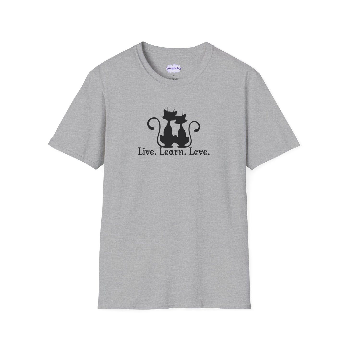 Live Learn Love Unisex Softstyle T - Shirt - T - Shirt - Epileptic Al’s Shop