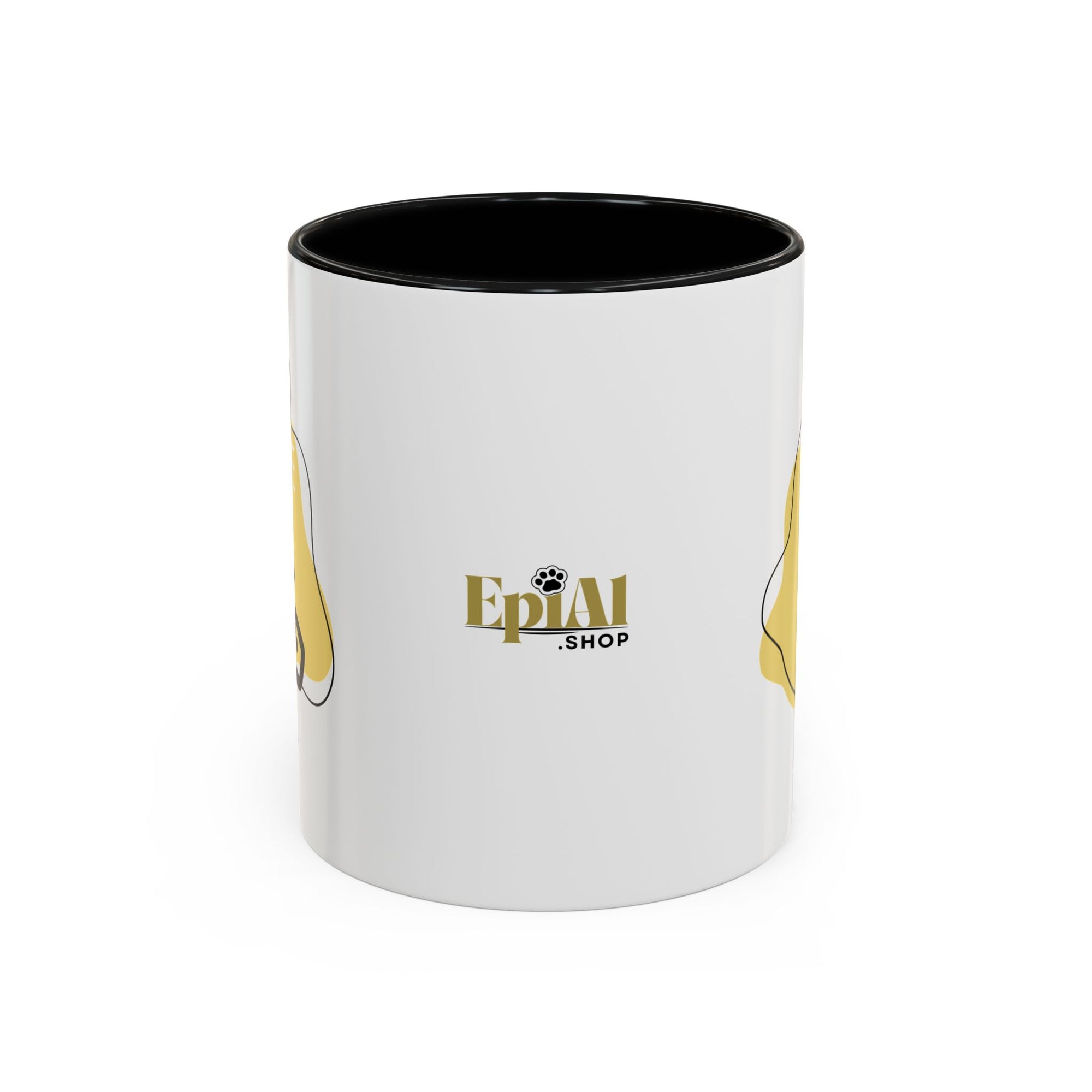 Playful Cat Accent Coffee Mug - 11oz & 15oz