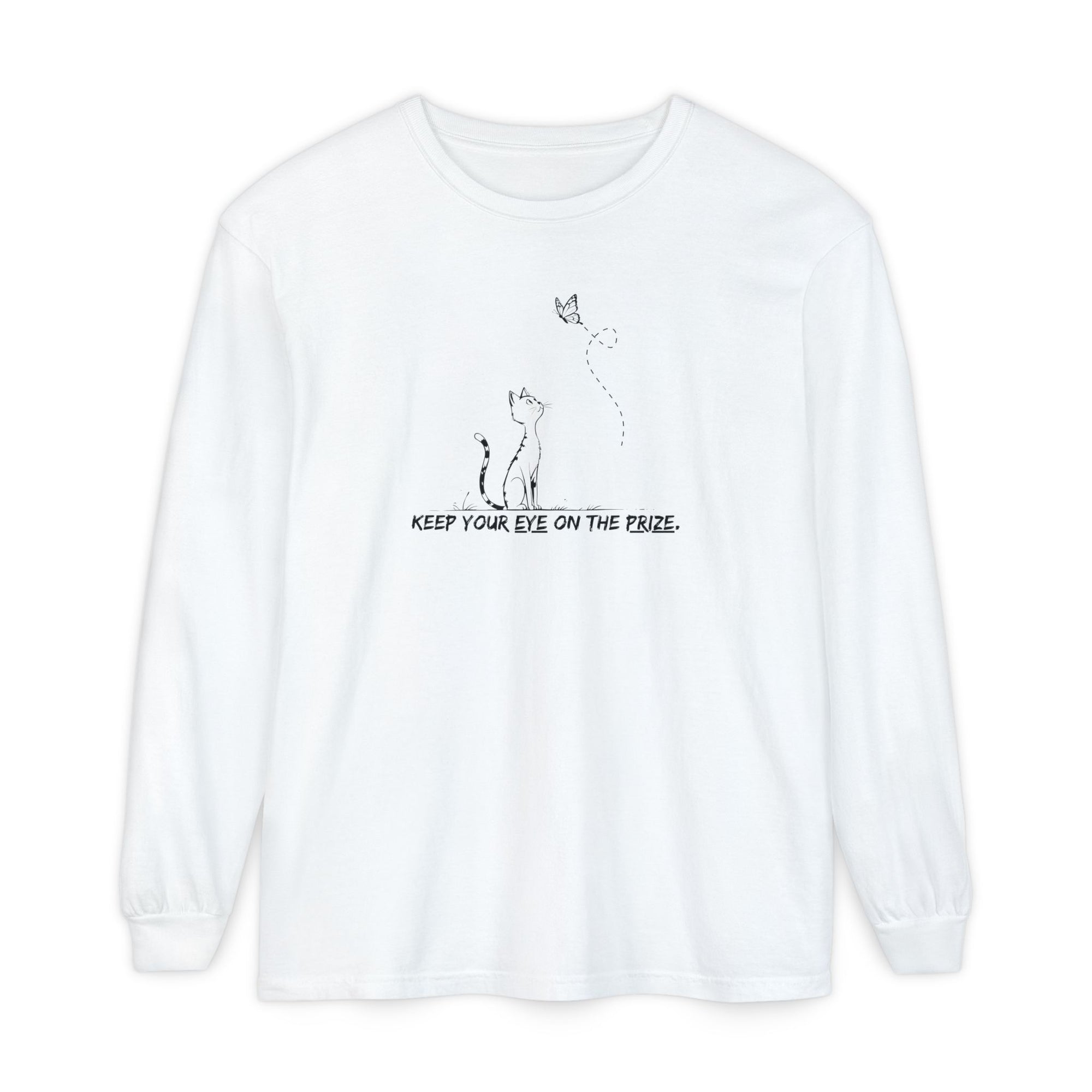 Eye on the Prize Cat-Inspired Long Sleeve Tee