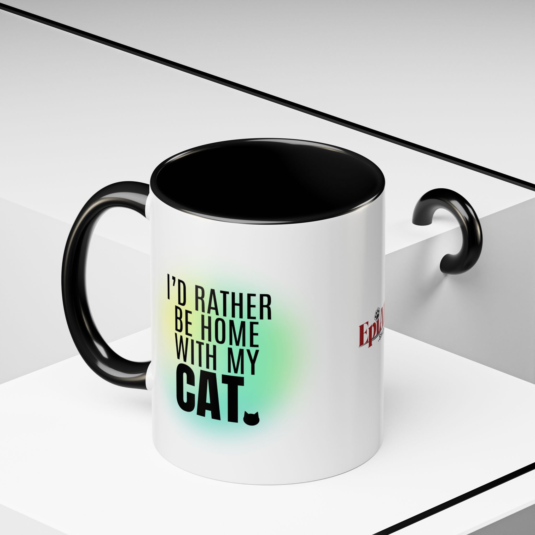 Photo depicting the ​Rather Be Home Accent Coffee Mug (11, 15oz) from EpiAl's Shop.
