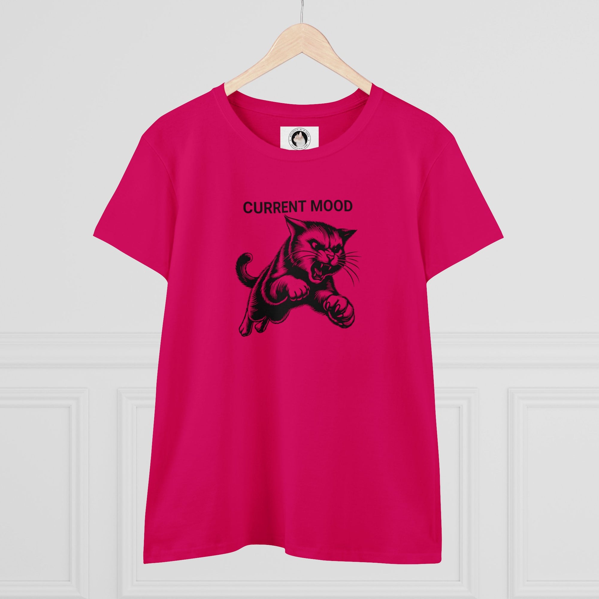 Current Mood: Fightin' Women's Midweight Cotton Tee
