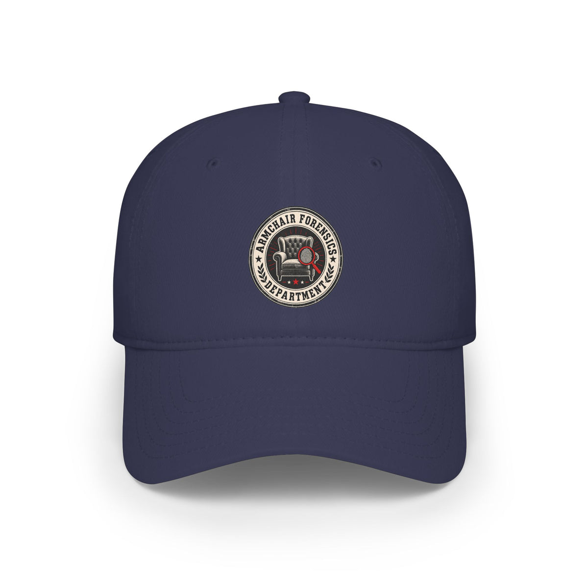 Armchair Forensics Department Embroidered Cotton Cap | True Crime Hat