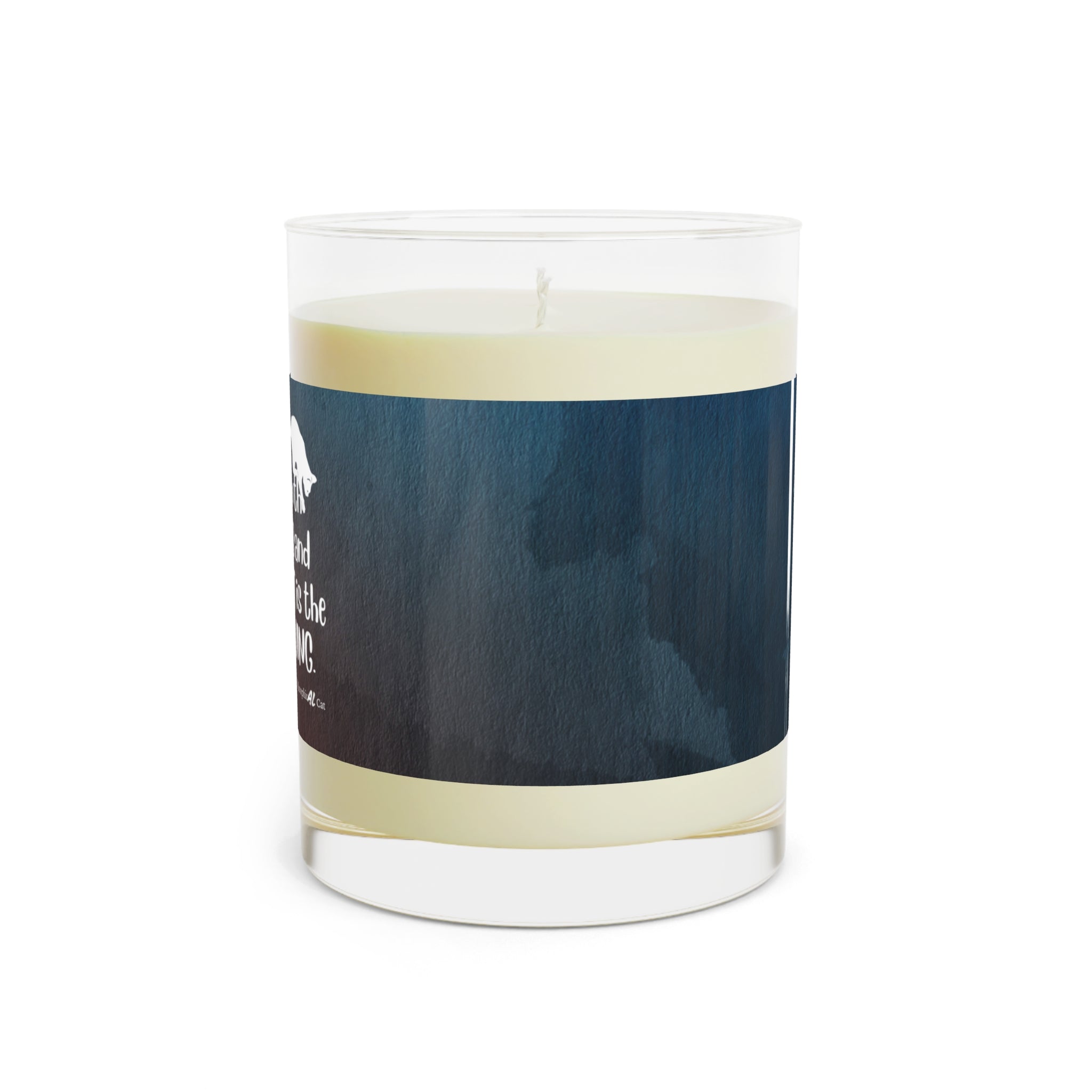 Photo depicting the ​Curious & Content Scented Candle - Full Glass, 11oz from EpiAl's Shop.