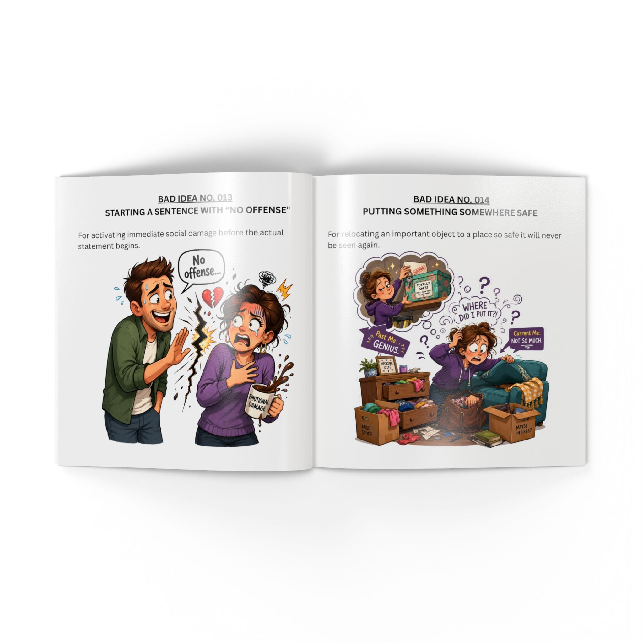 Bureau of Bad Ideas: Funny Faux-Government Softcover Book