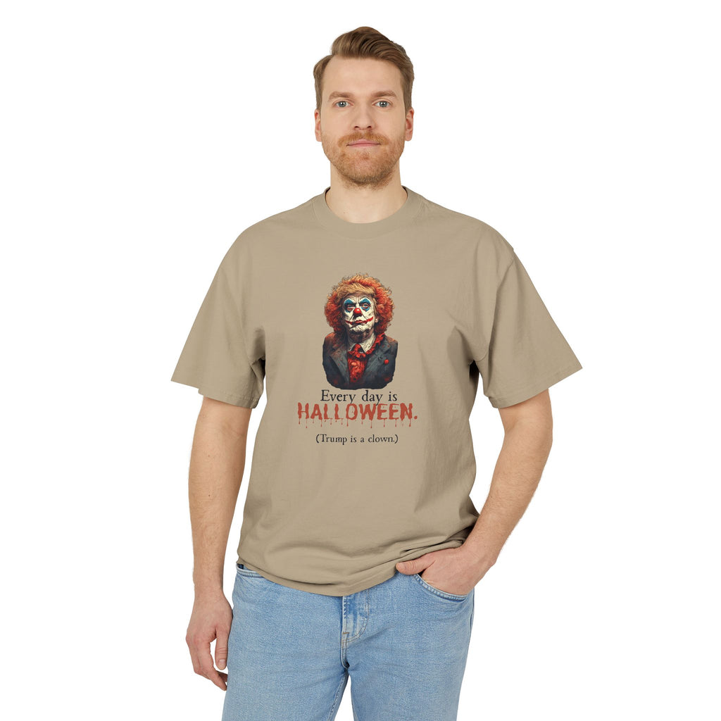 Trump is a Clown Halloween Unisex Faded Tee