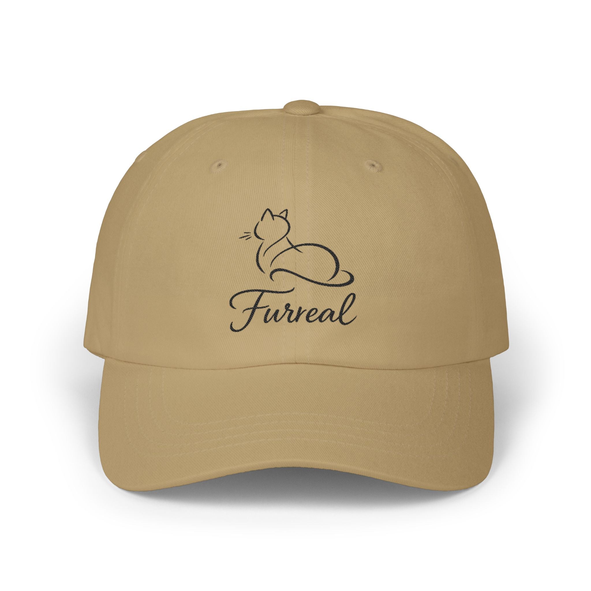 Furreal Dad Hat – Minimal Cat Lover Baseball Cap