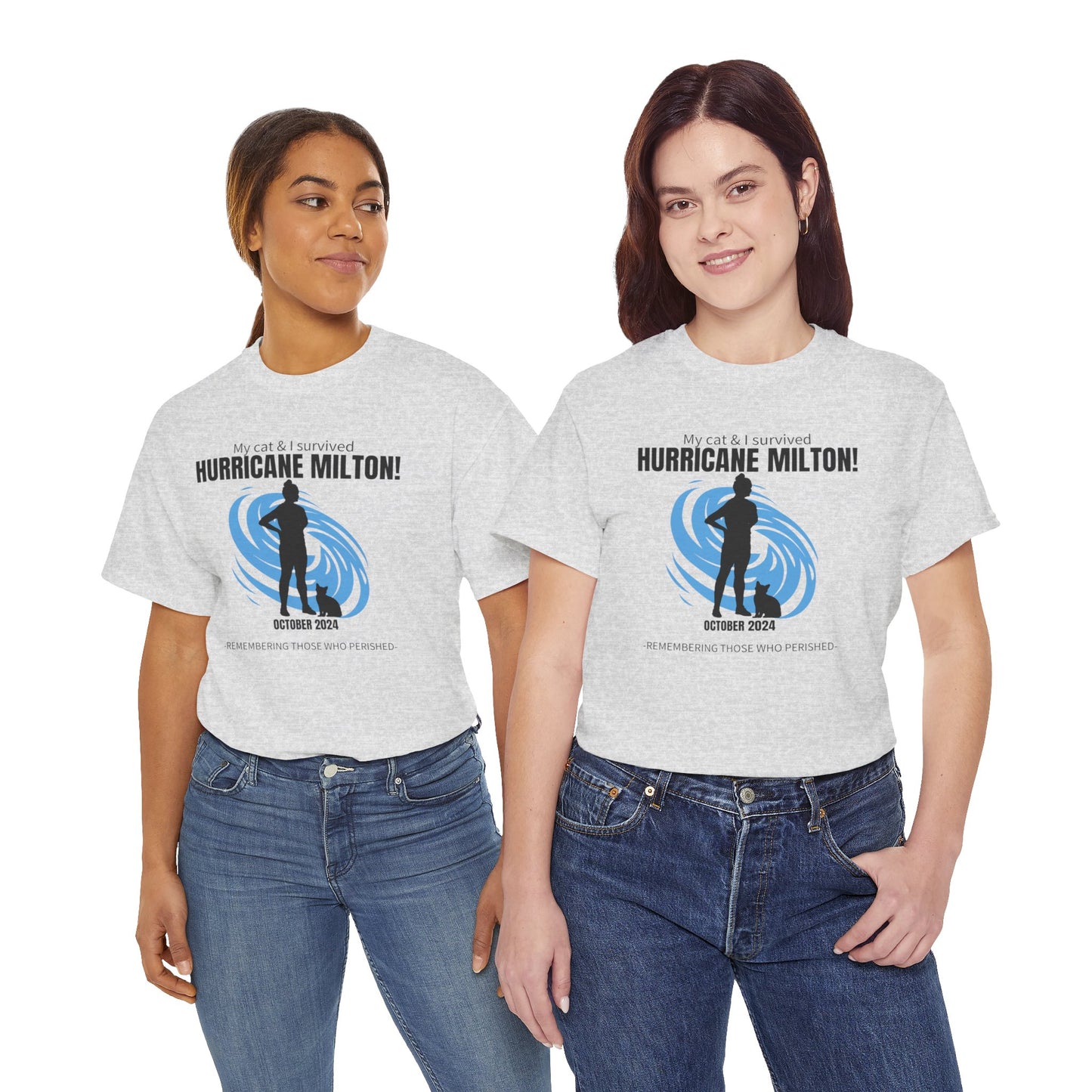 Hurricane Milton Survivor Unisex Heavy Cotton Tee