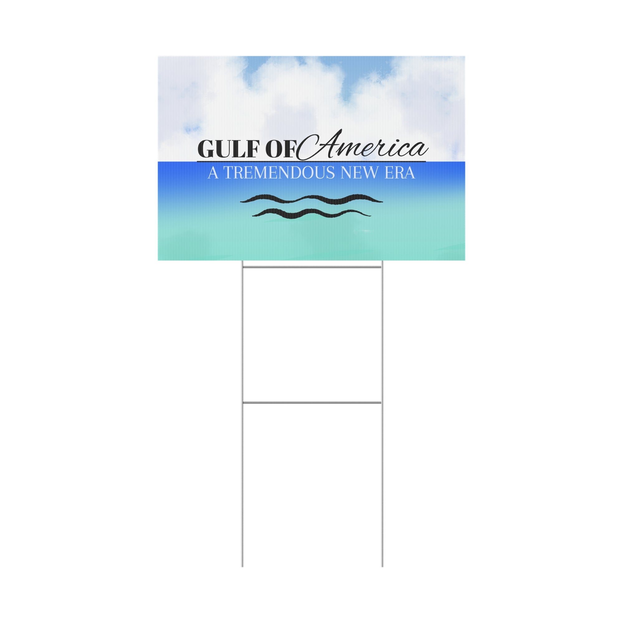 American Gulf Plastic Yard Sign