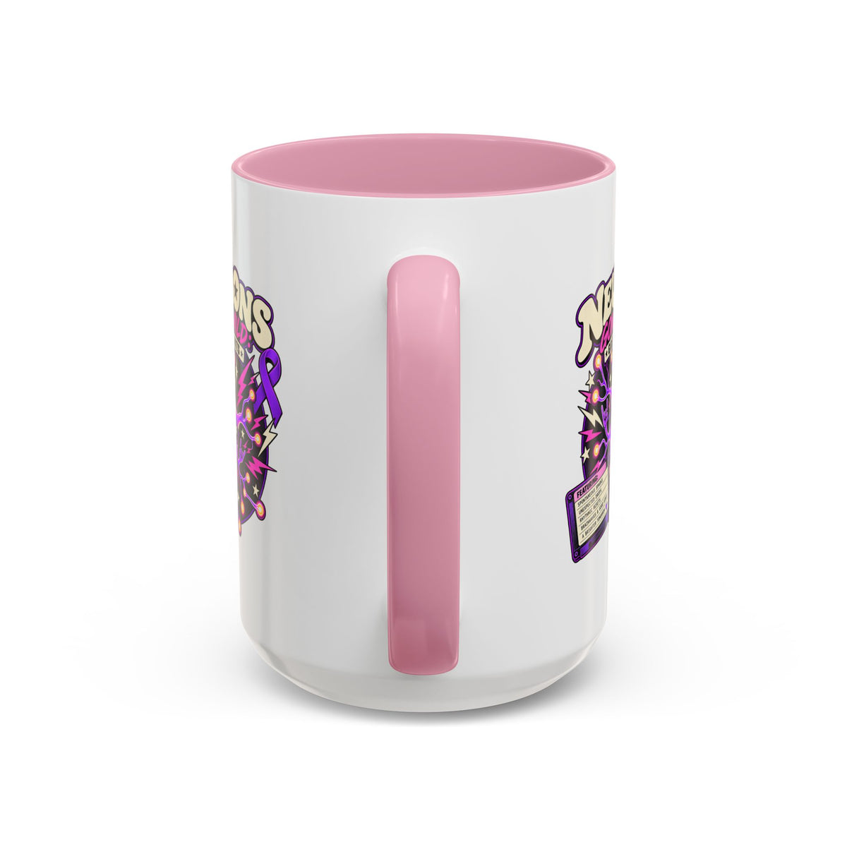 Neurons Gone Wild: Greatest Hits Epilepsy Awareness Accent Coffee Mug (11oz/15oz)