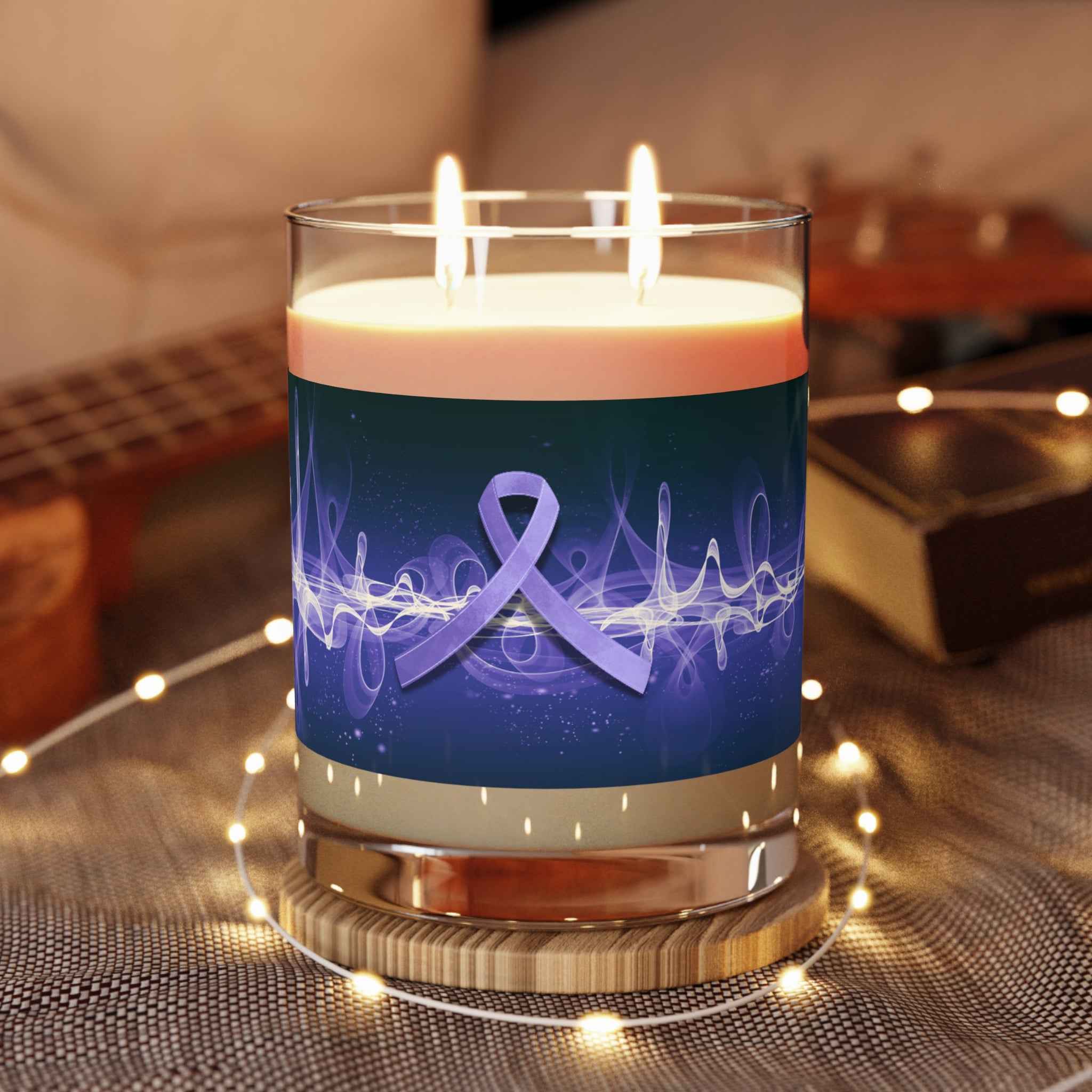Brain Waves of Strength – Epilepsy Awareness Candle
