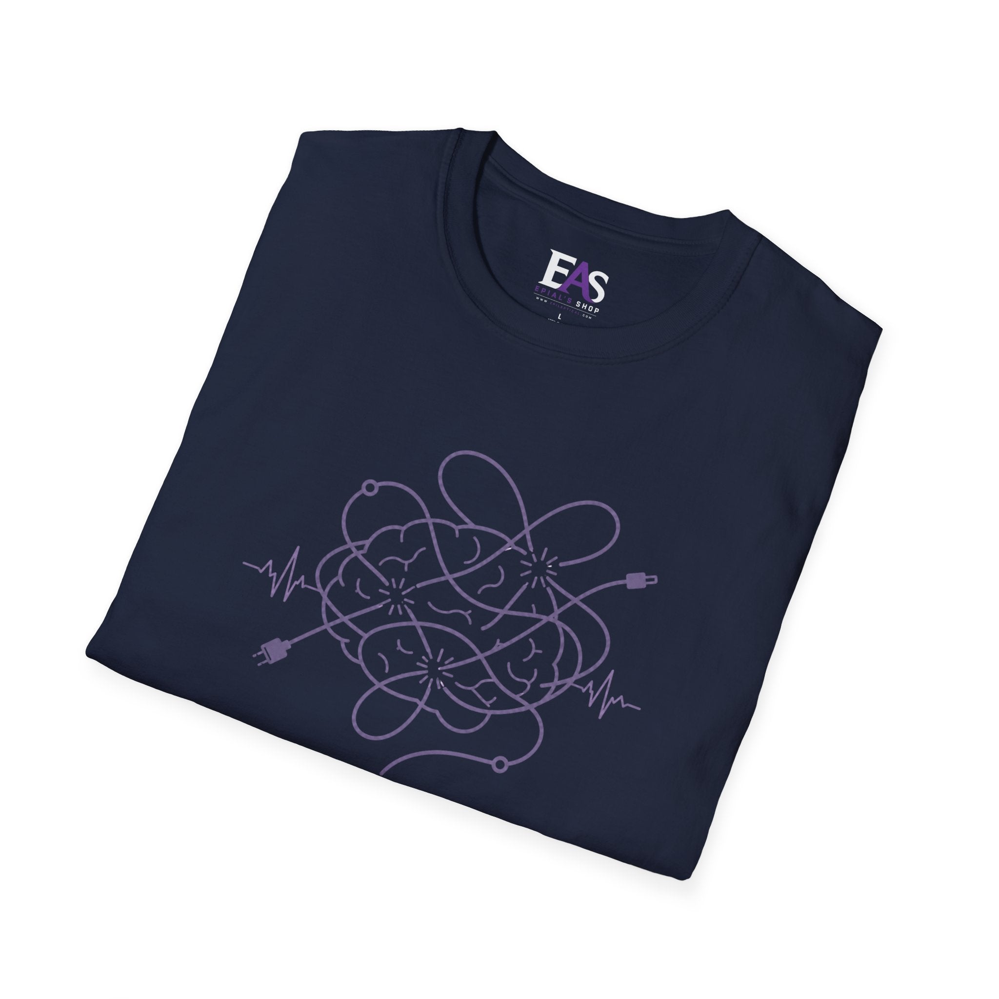 Tangled Brain Epilepsy Awareness T-Shirt