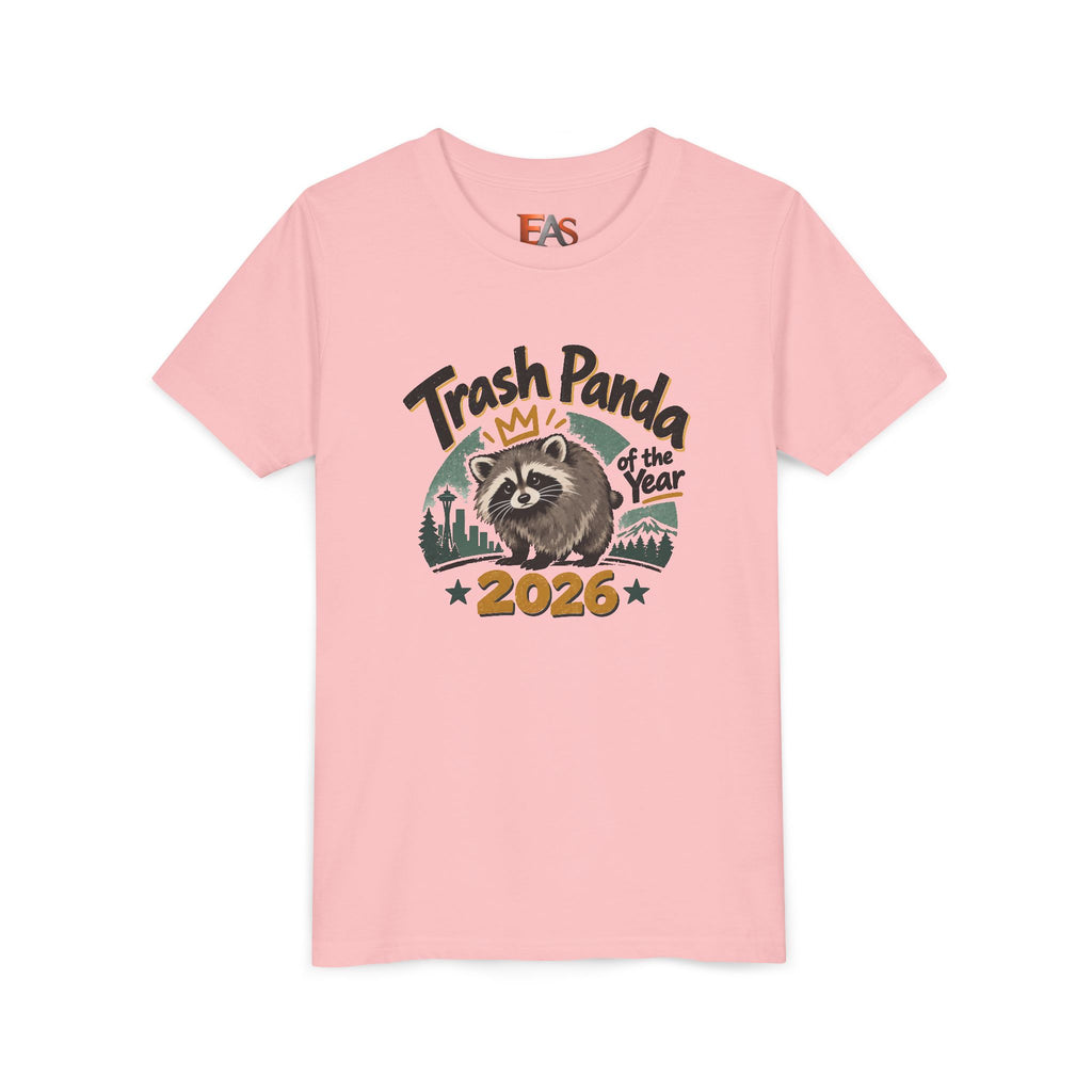 Trash Panda of the Year 2026 Youth T-Shirt | Jimothy-Inspired Raccoon Tee