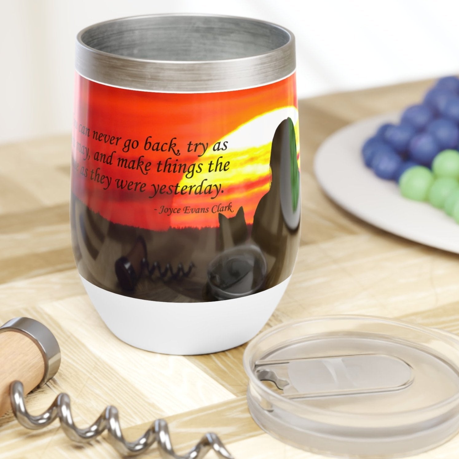 Photo depicting the ​Try As You May Chill Wine Tumbler from EpiAl's Shop.