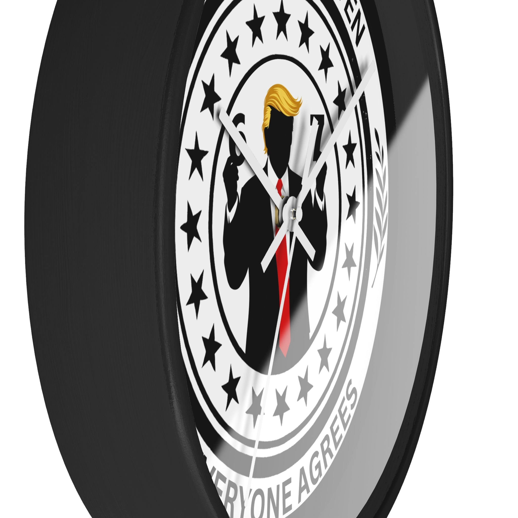 Certified Six-Seven Wall Clock — Everyone Agrees Political Parody Decor