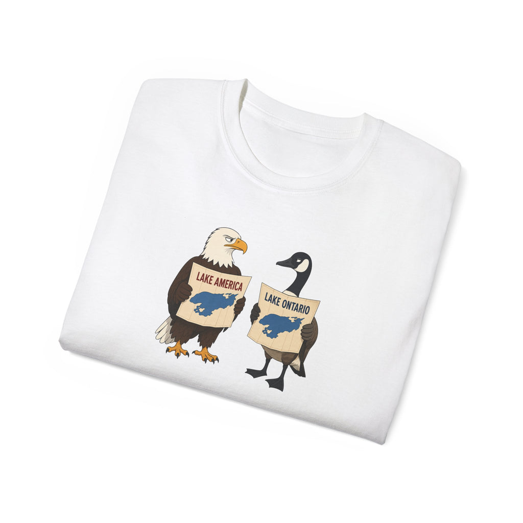 Lake America vs. Lake Ontario Eagle and Goose T-Shirt