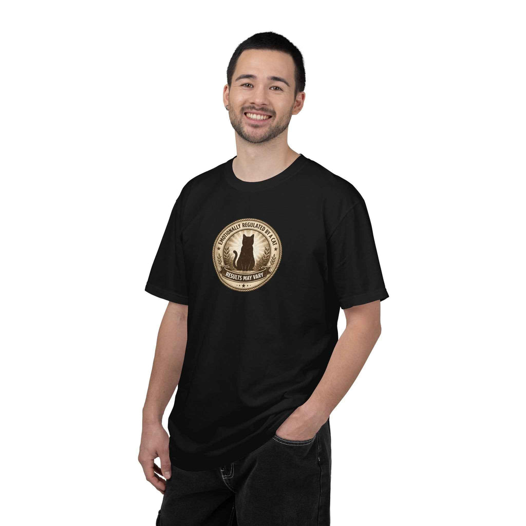 Emotionally Regulated by a Cat T-Shirt