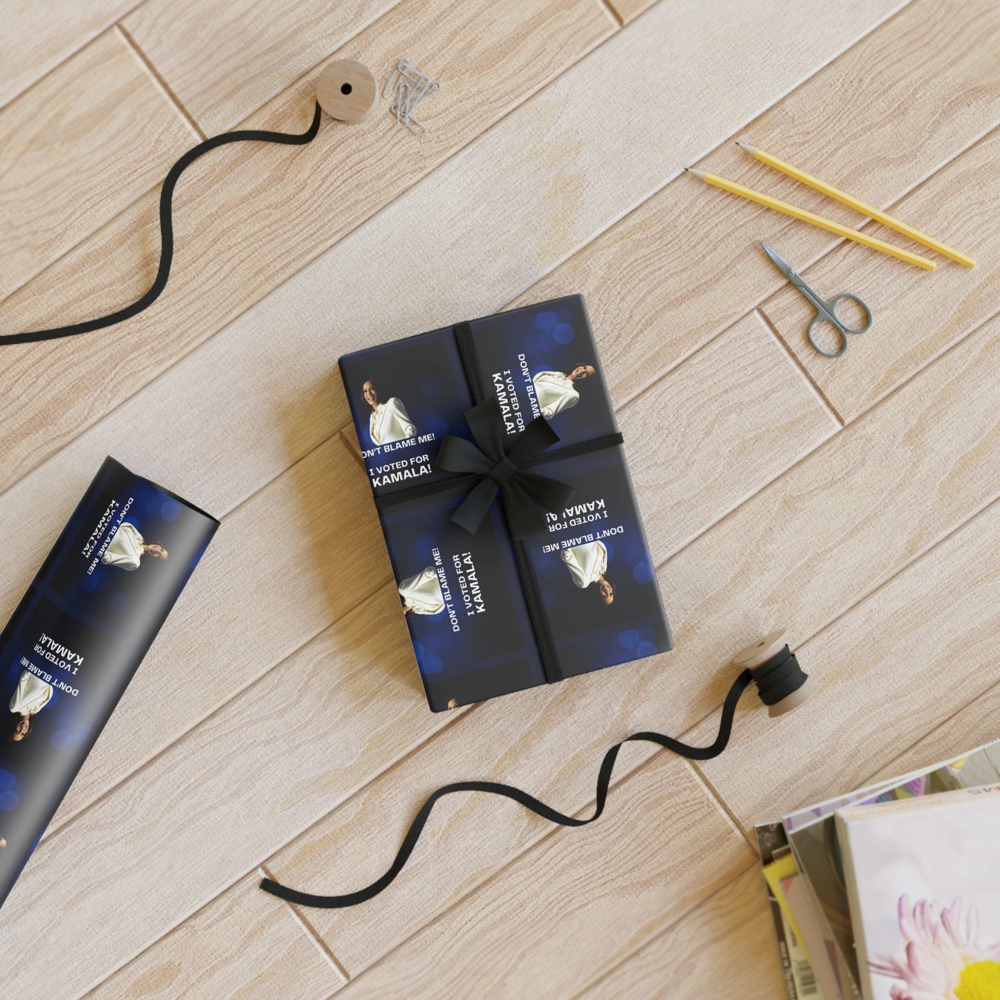 Kamala Gift Wrapping Paper Roll - Unique Design for Any Occasion Printify