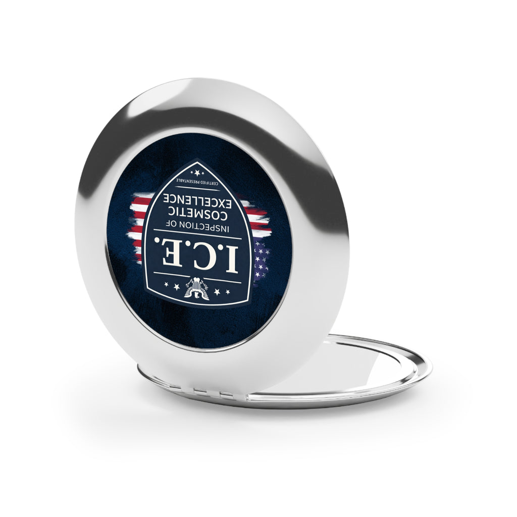 I.C.E. Parody Compact Mirror | Inspection of Cosmetic Excellence