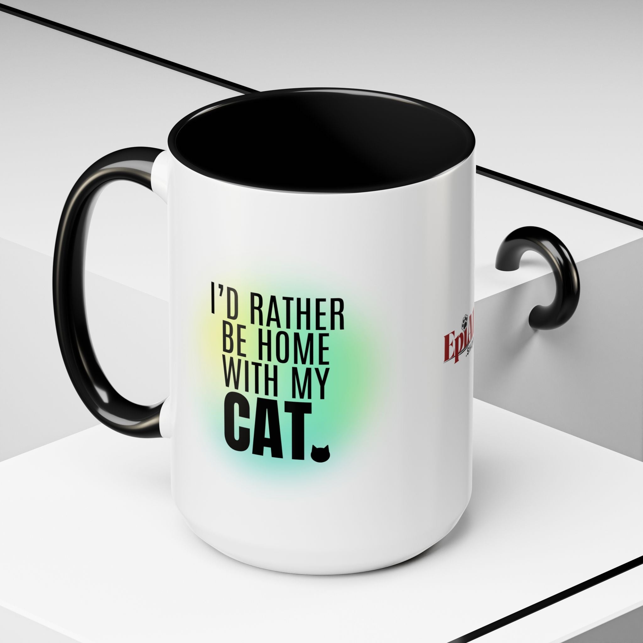 Photo depicting the ​Rather Be Home Accent Coffee Mug (11, 15oz) from EpiAl's Shop.