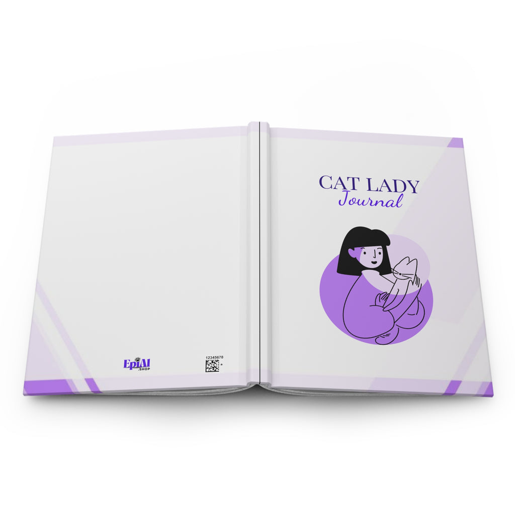 Cat Lady Hardcover Journal Matte